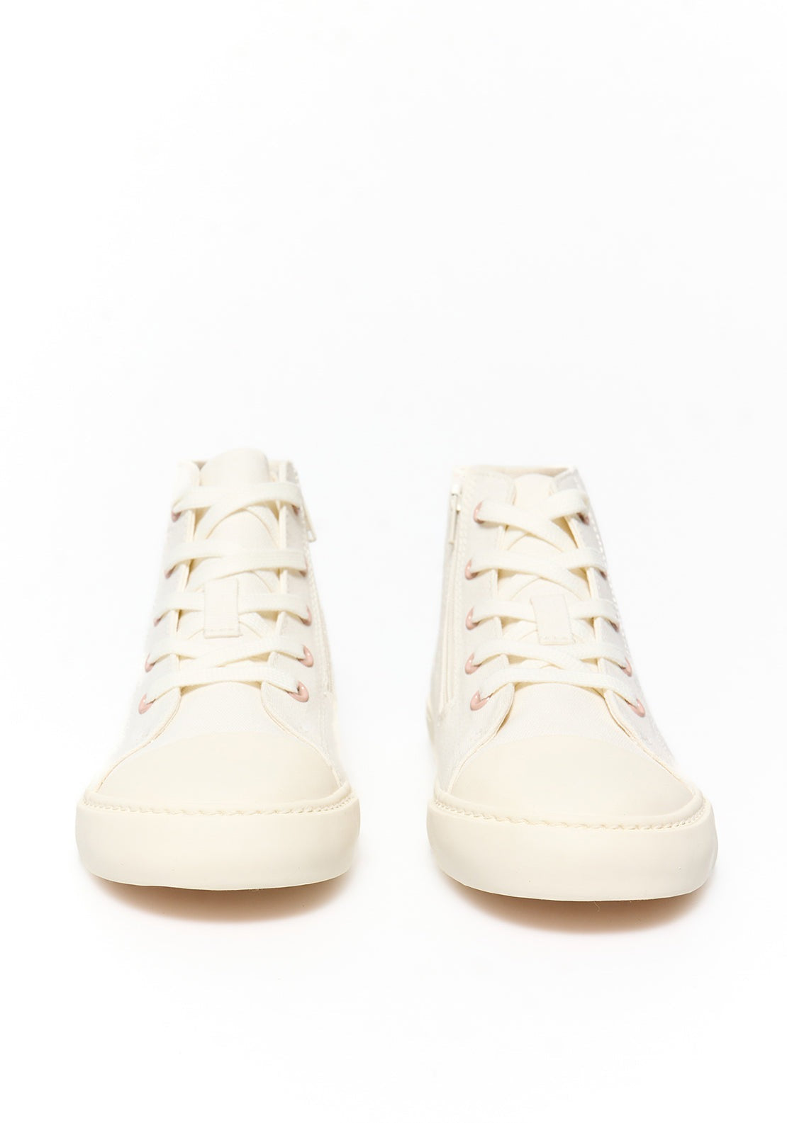 Sfera High-top trainers - Cream 5 Shaws Department Stores