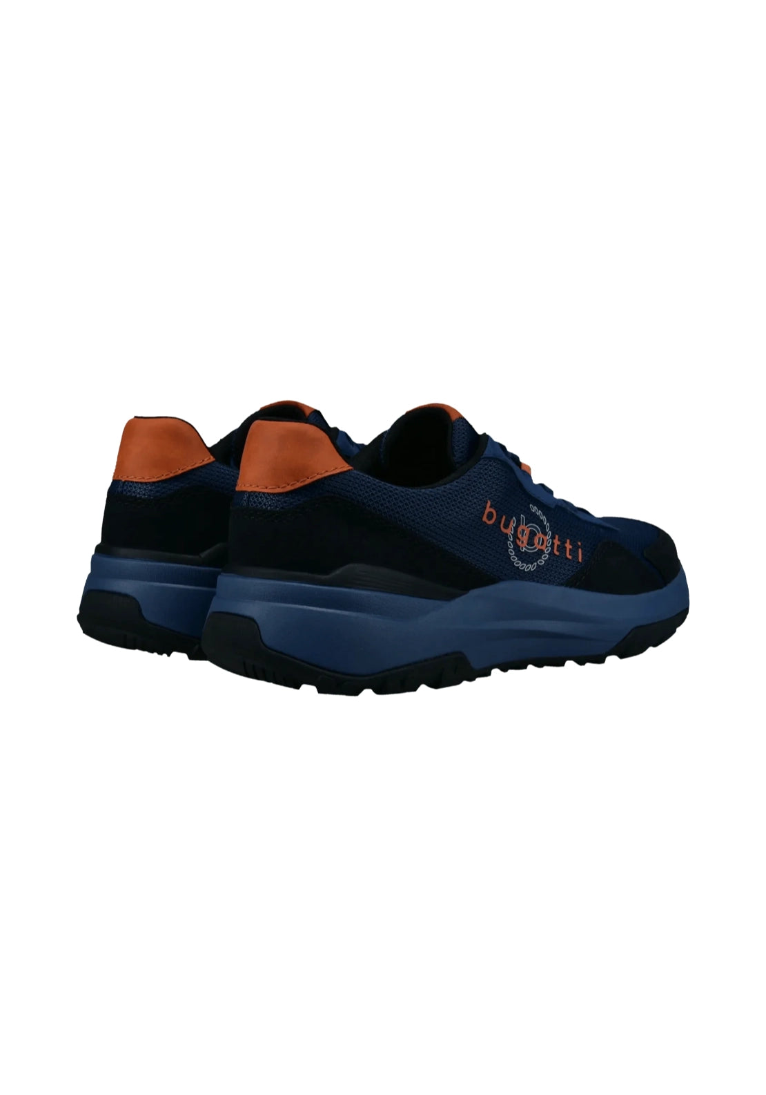 Bugatti Breathable Sneaker - Blue 3 Shaws Department Stores