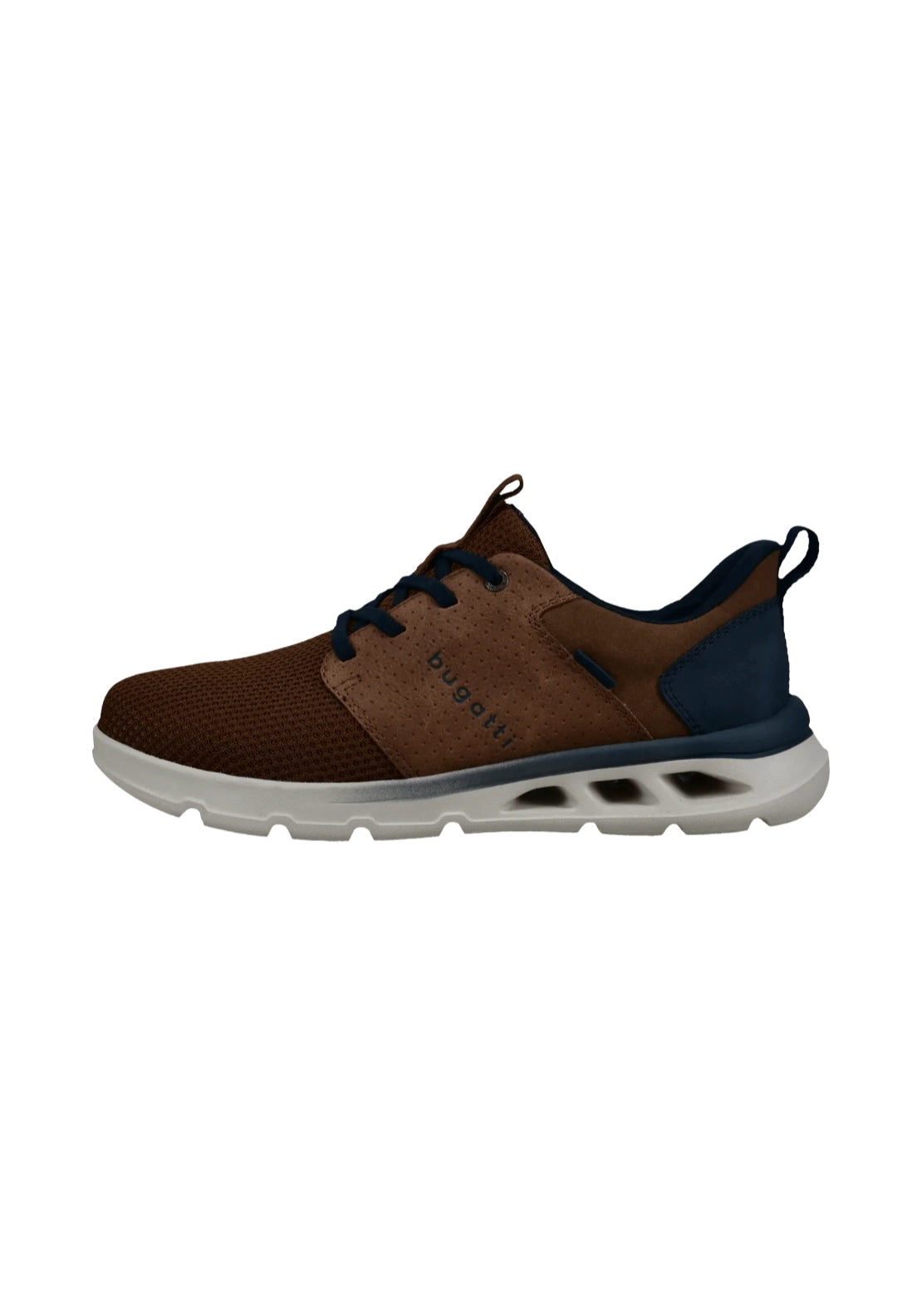 Bugatti Flexible Lace Up Sneaker - Cognac 1 Shaws Department Stores
