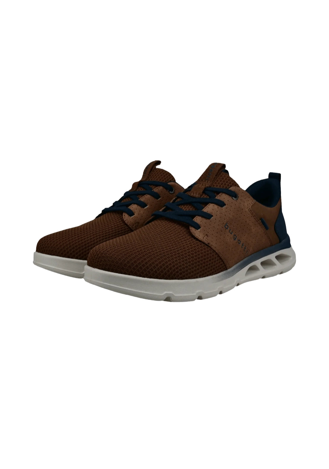 Bugatti Flexible Lace Up Sneaker - Cognac 4 Shaws Department Stores