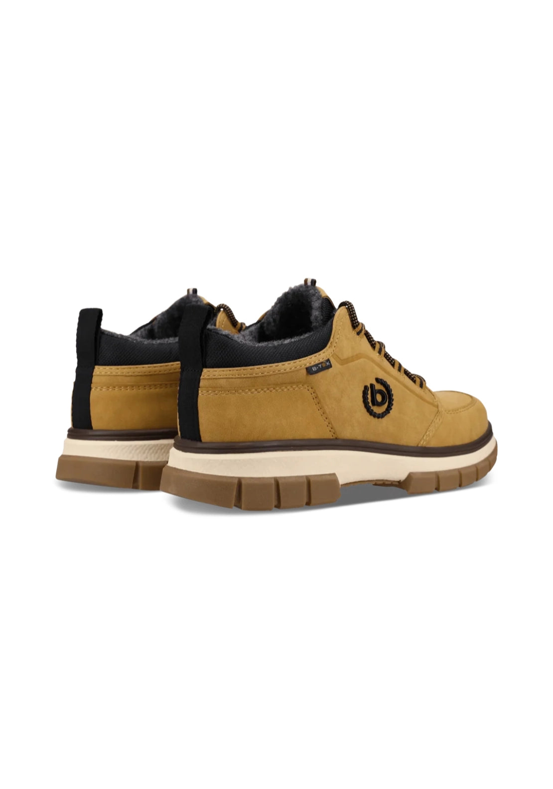 Bernia Tex Lace Up Boots - Yellow/black