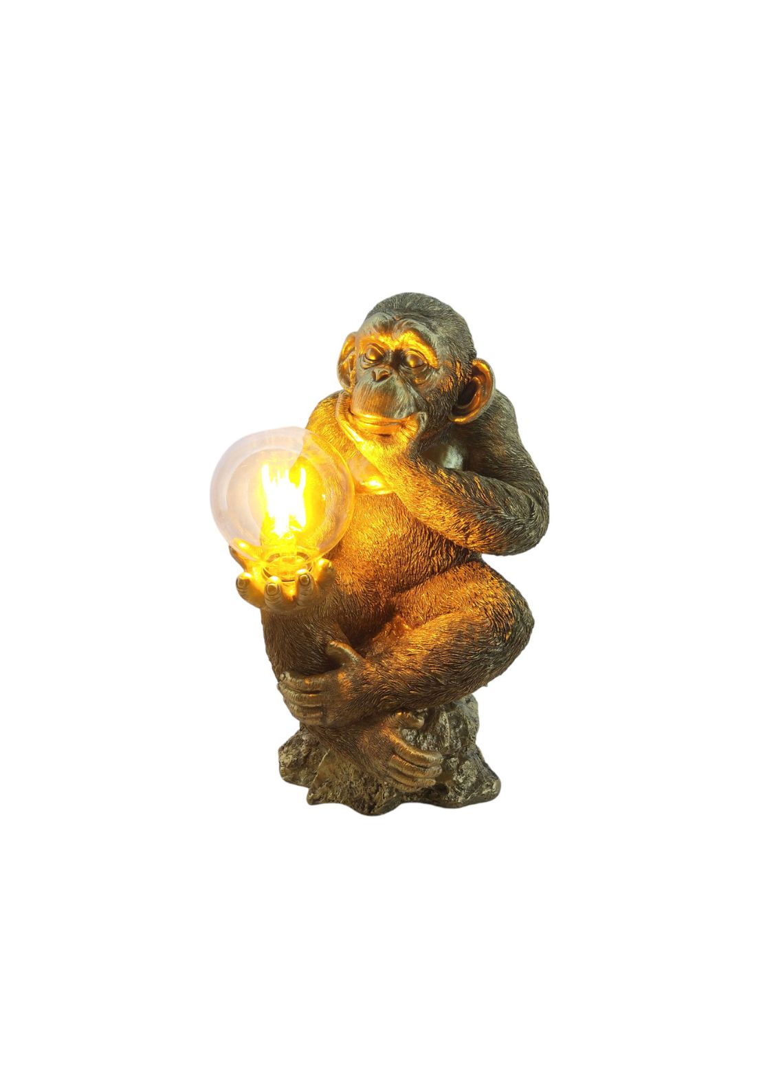 Monkey Lamp - Brown