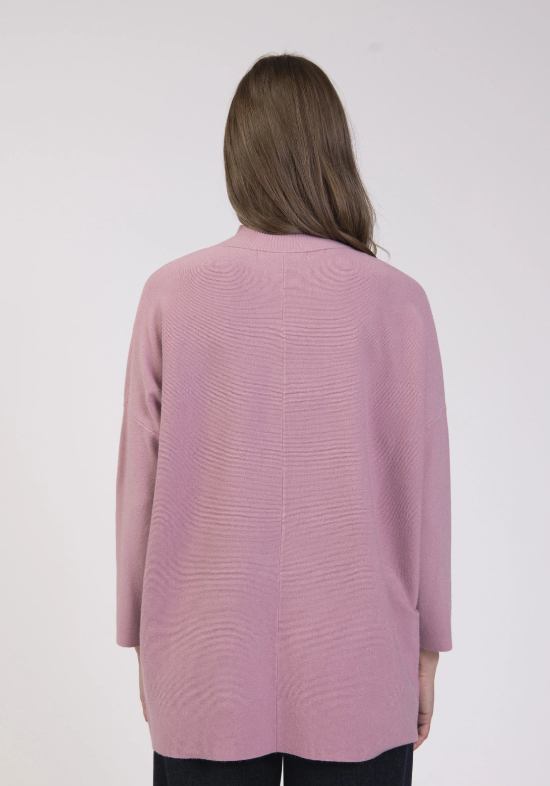 Sparkle Turtle Neck Sweater - Dusty Pink