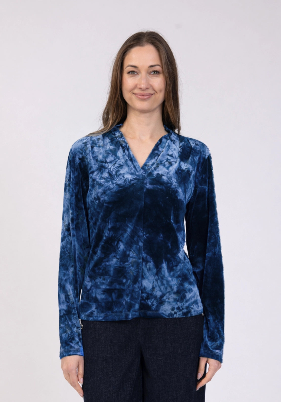 Devore Top - Blue