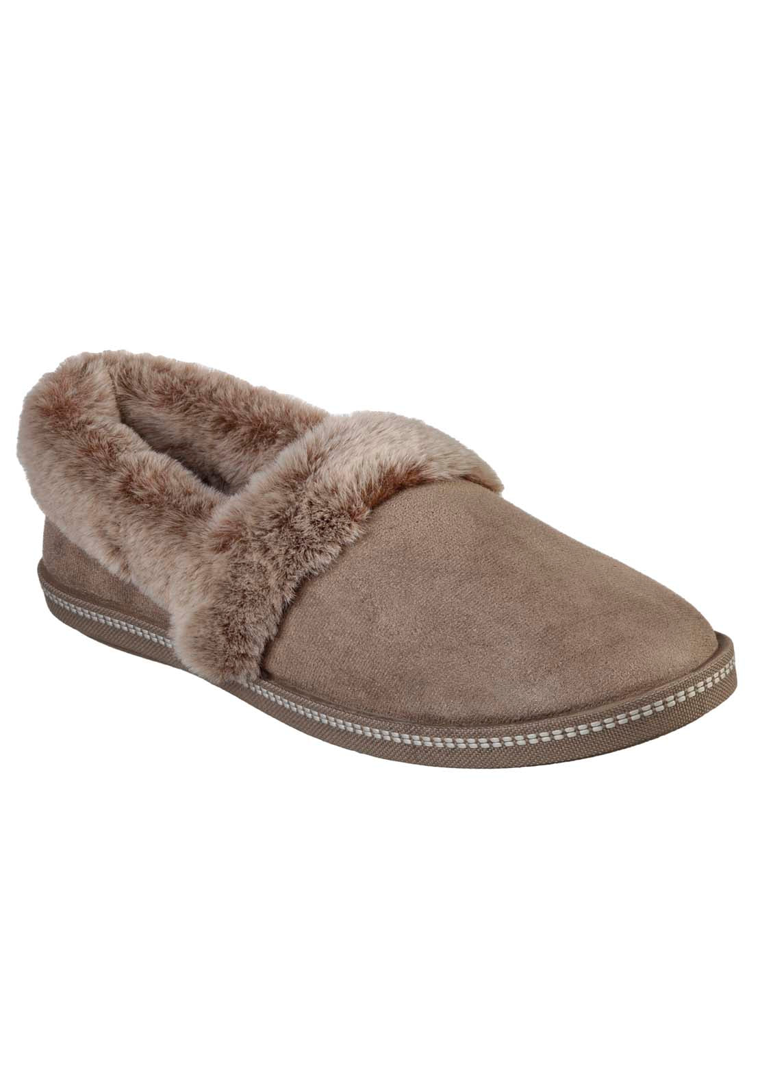 Skechers Cosy Campfire Slipper - Taupe 1 Shaws Department Stores