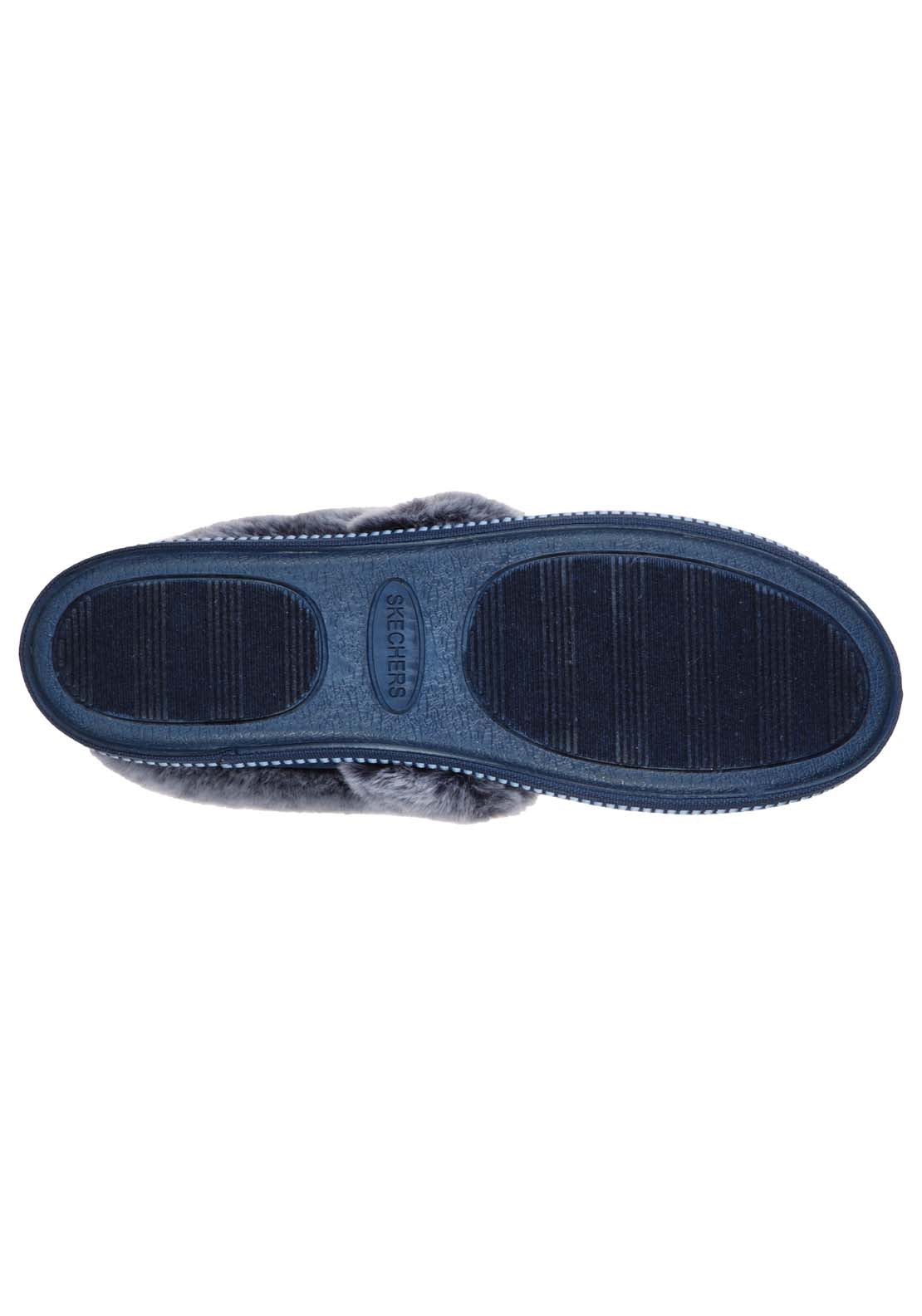 Skechers Cosy Campfire Slipper - Navy 4 Shaws Department Stores
