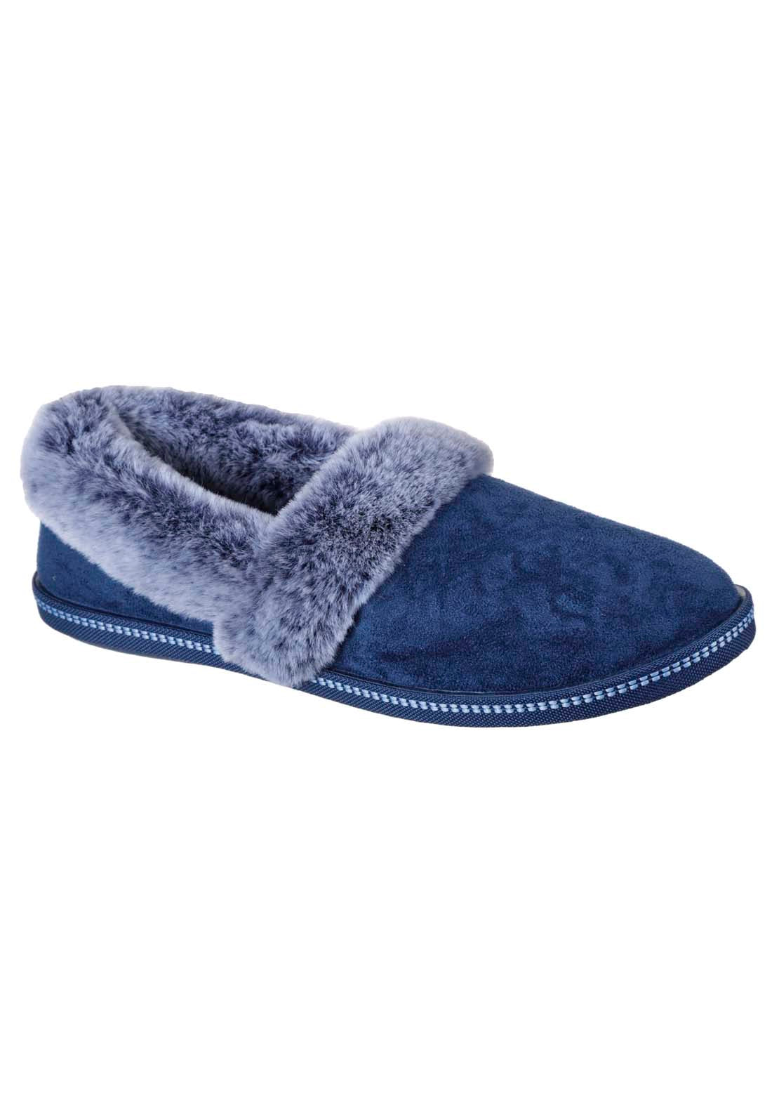 Skechers Cosy Campfire Slipper - Navy 1 Shaws Department Stores