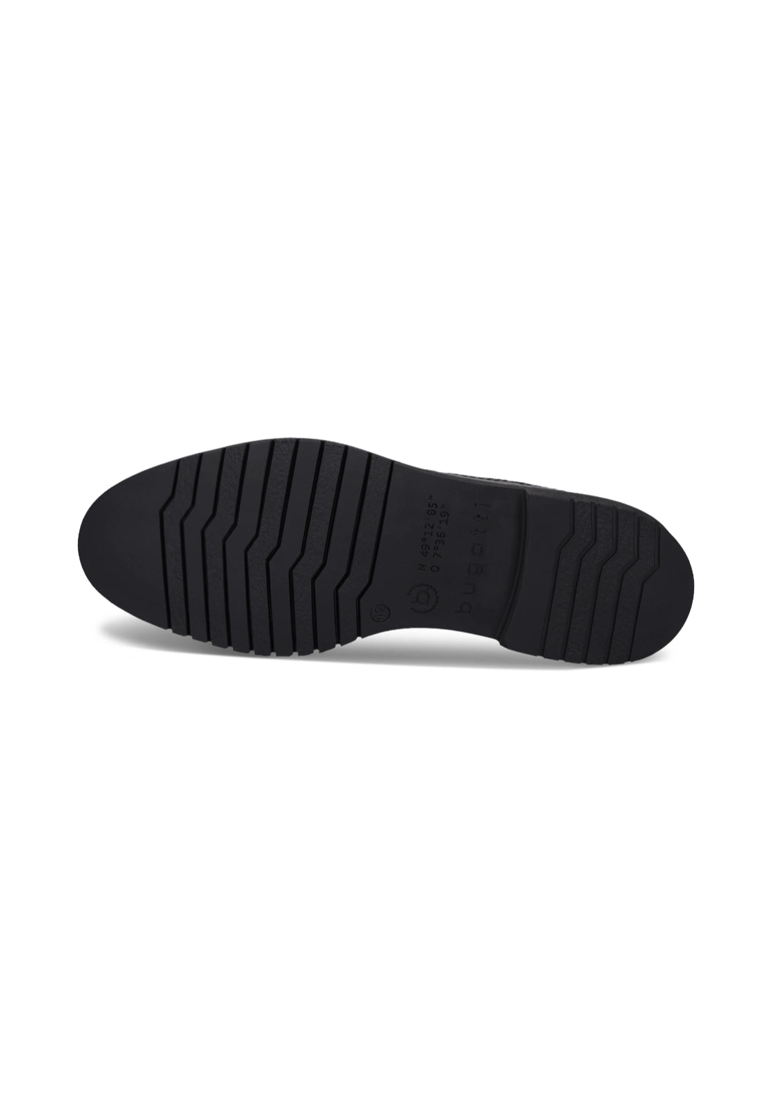 Caj Leather Lace Shoe - Black