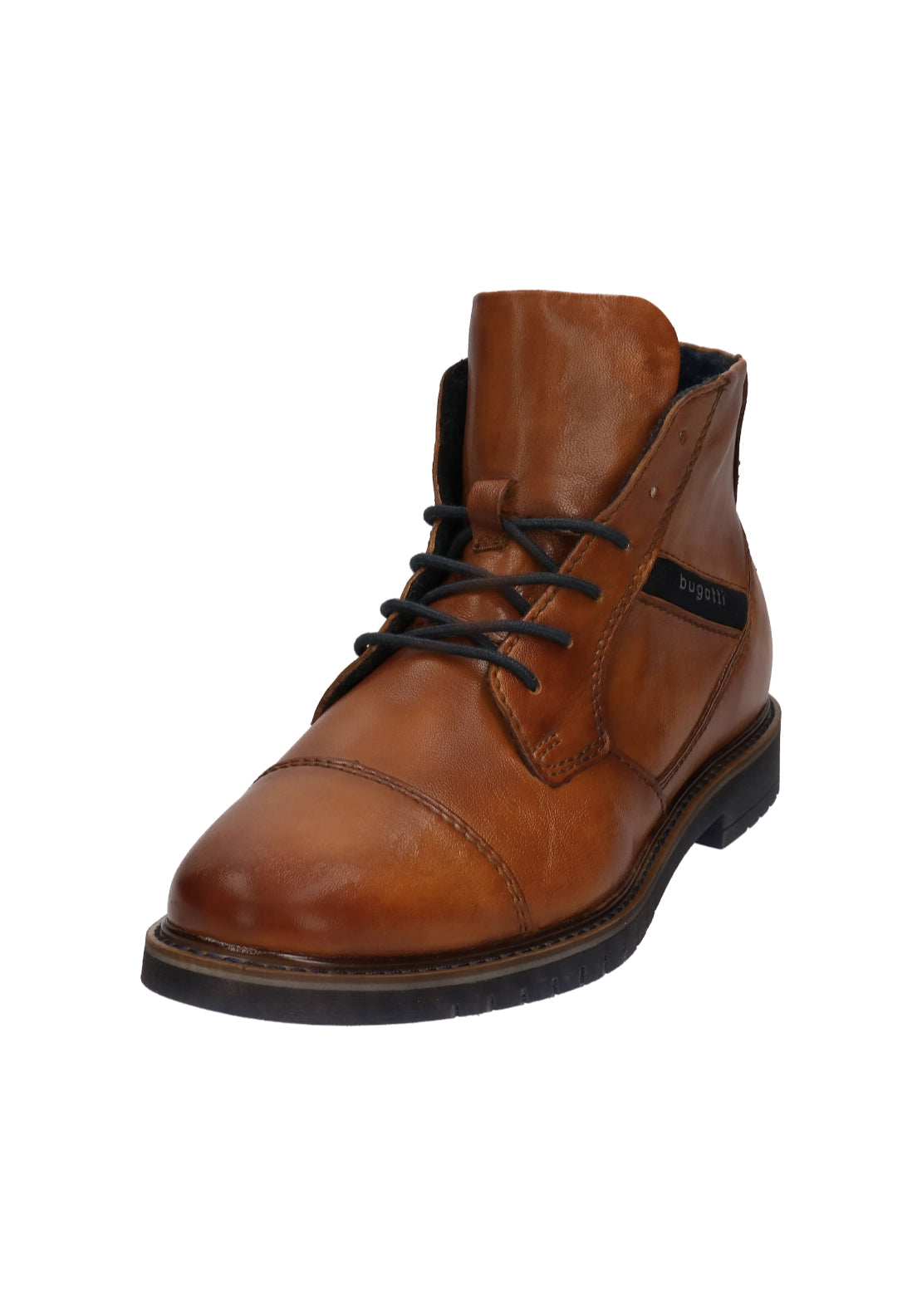 Caj Leather Lace Up Boots - Brown