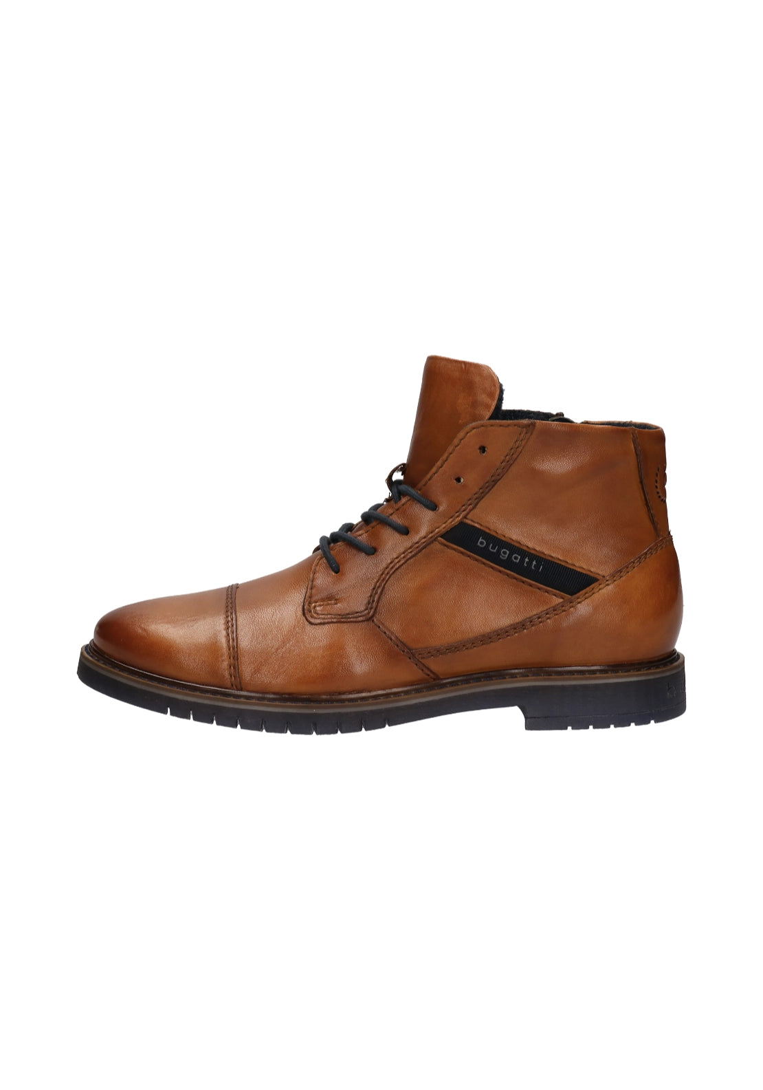 Caj Leather Lace Up Boots - Brown