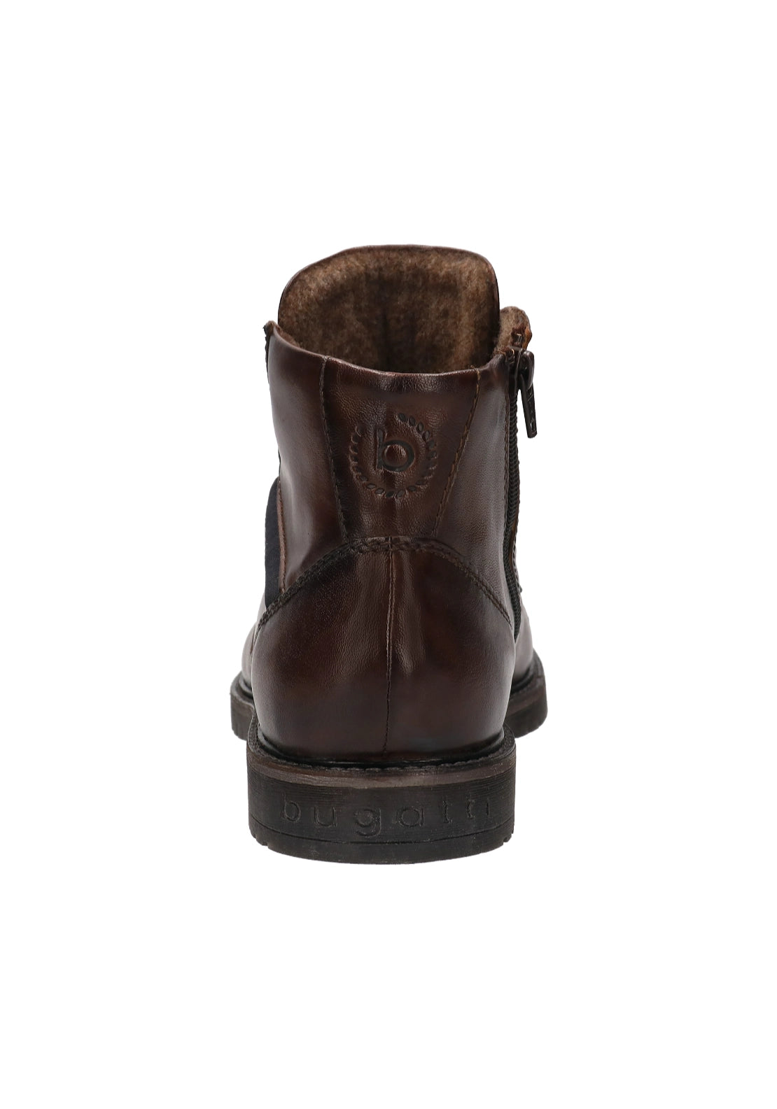 Caj Leather Lace Up Boots - Mid-brown