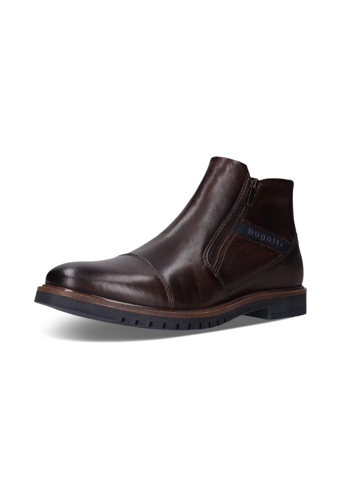 Caj Leather Boots - Dark Brown