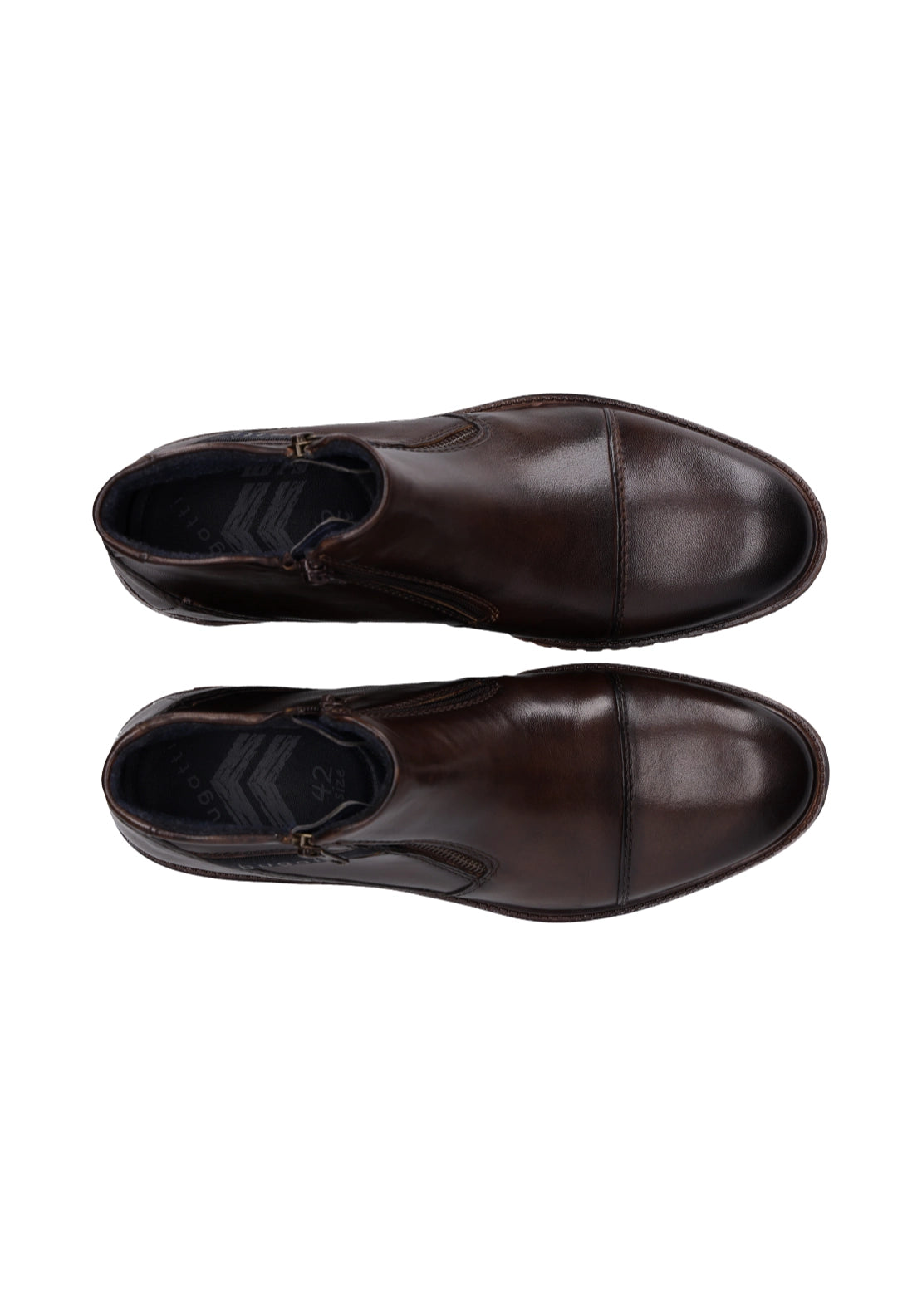 Caj Leather Boots - Dark Brown