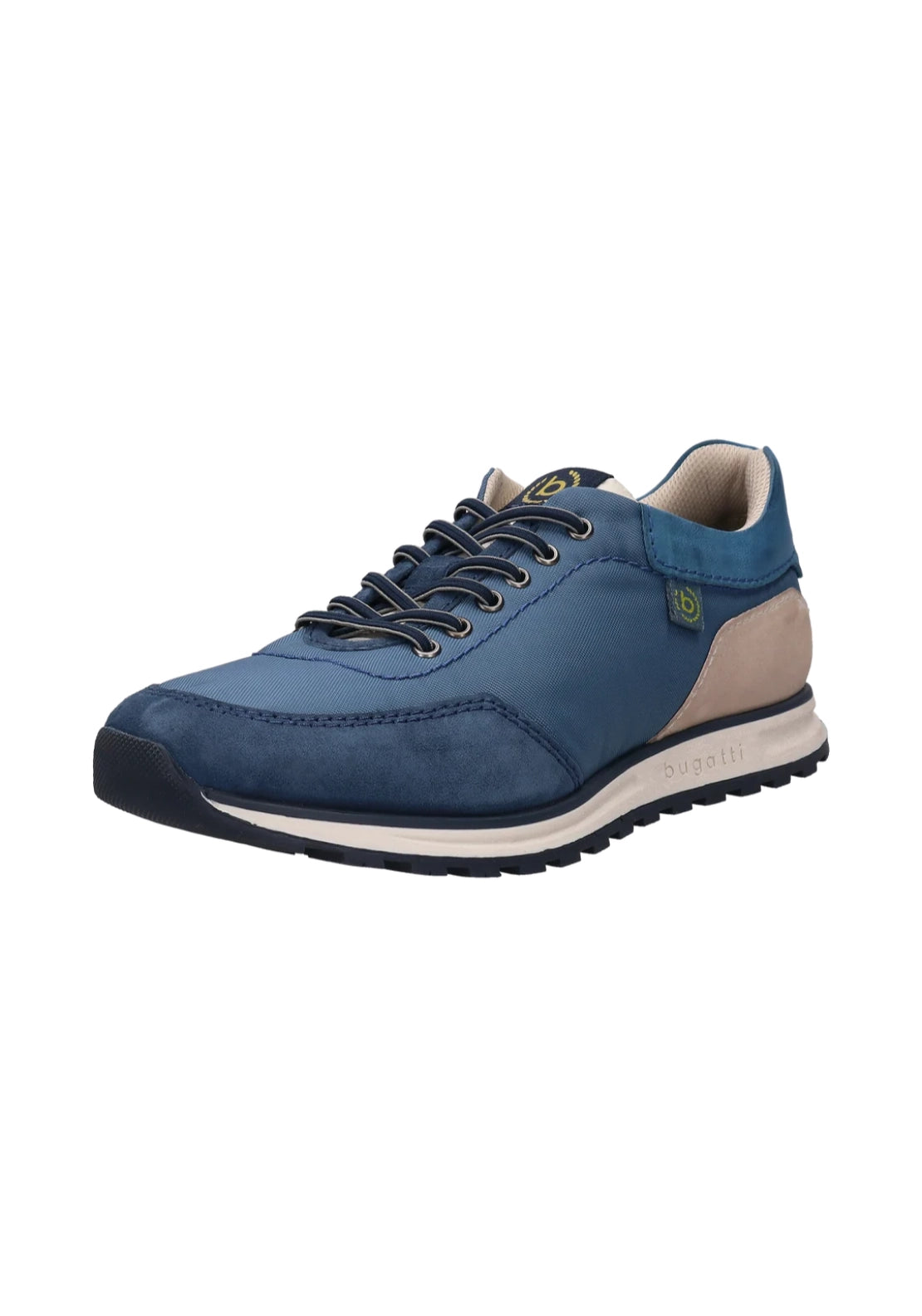 Cirino Leather Sneaker - Blue / Dark Blue