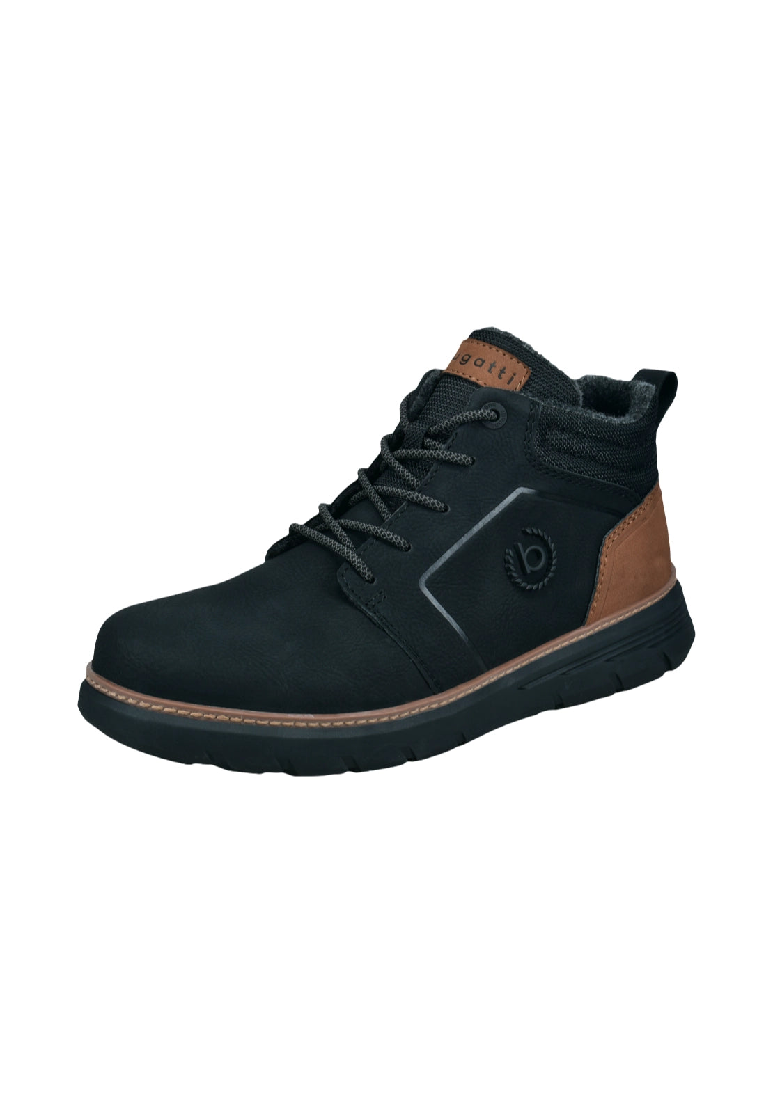 Palau Lace Up Boots - Black