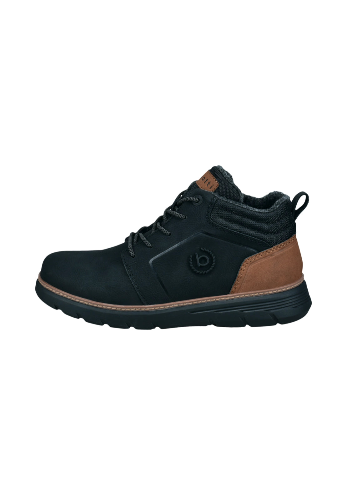 Palau Lace Up Boots - Black