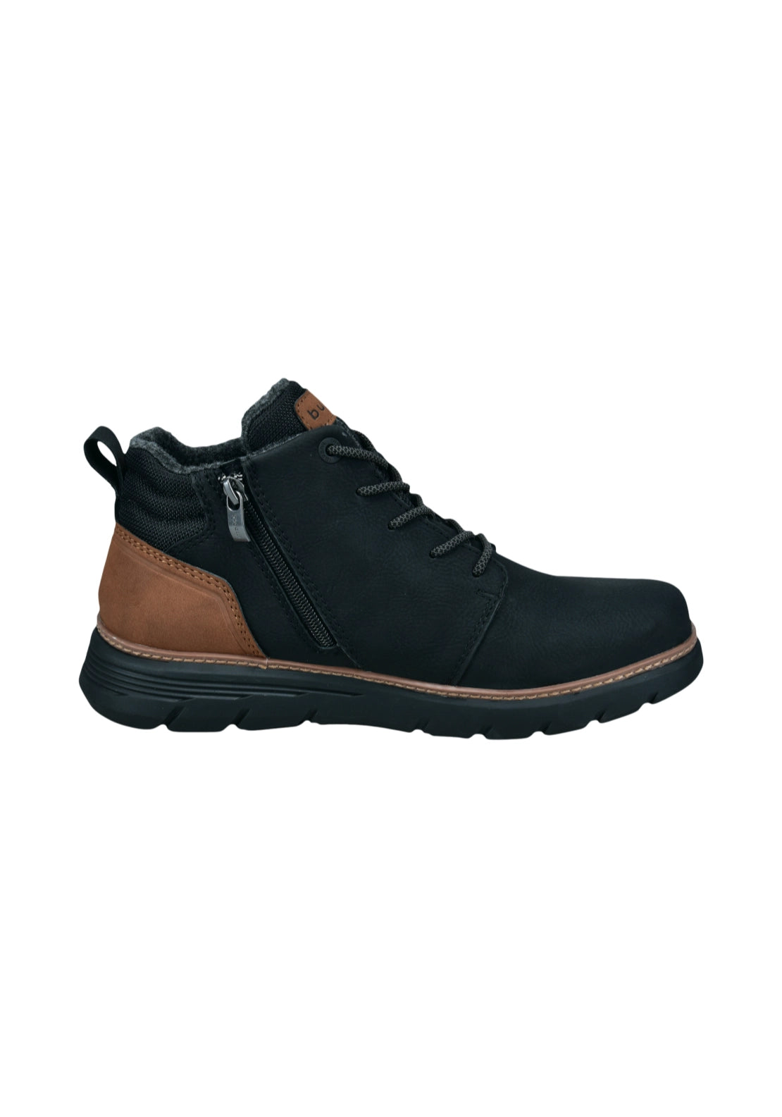 Palau Lace Up Boots - Black