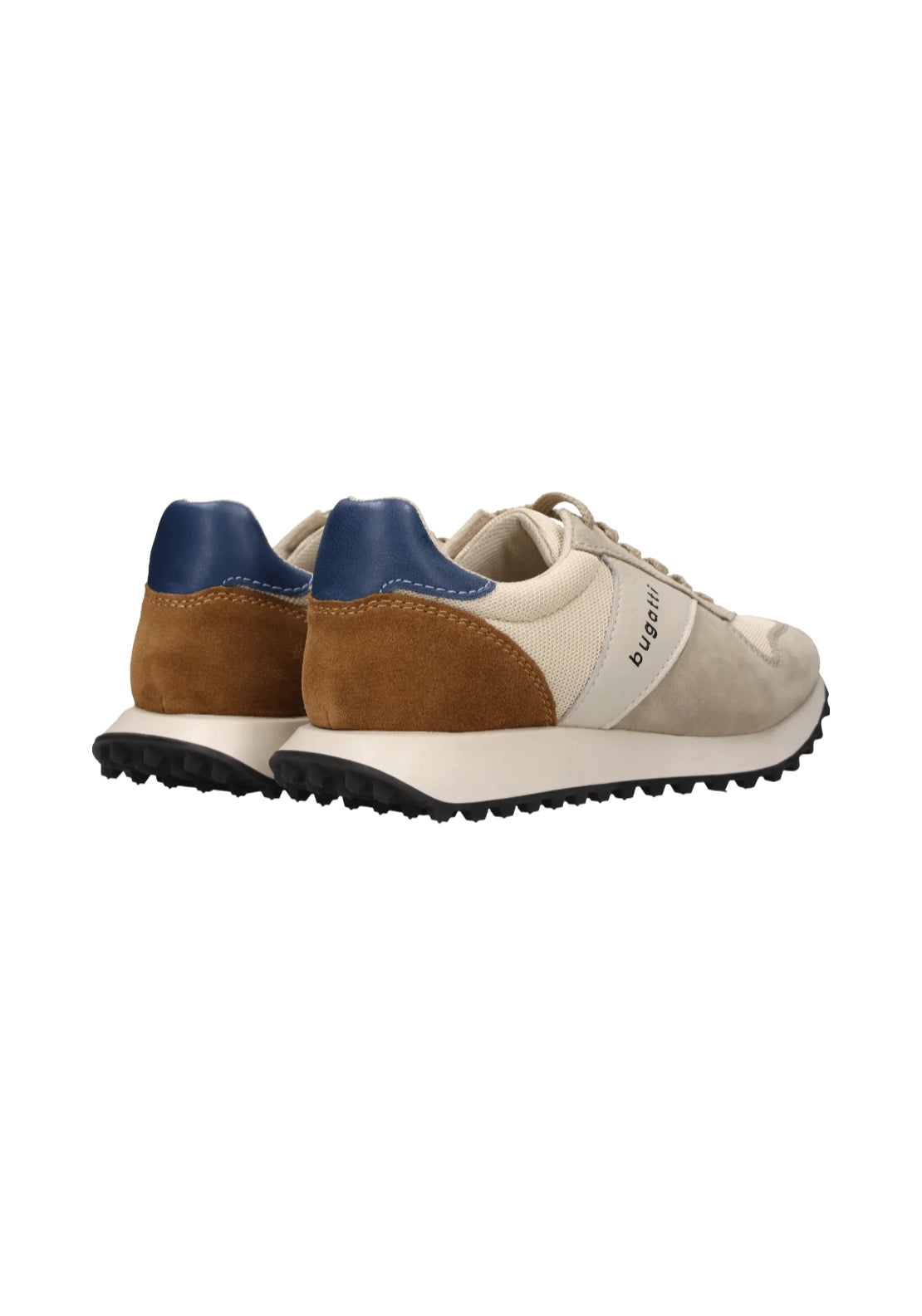 Bugatti Stylishly Leather Sneaker - Beige 3 Shaws Department Stores