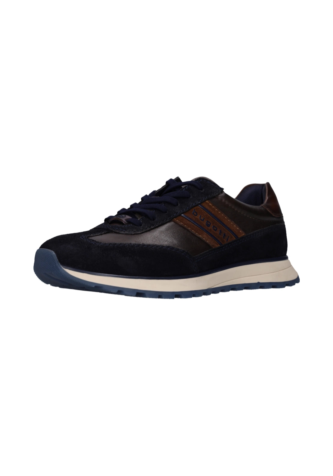Timon Leather Sneaker - Dark Blue/grey