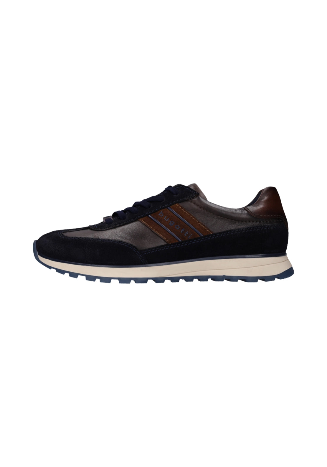 Timon Leather Sneaker - Dark Blue/grey