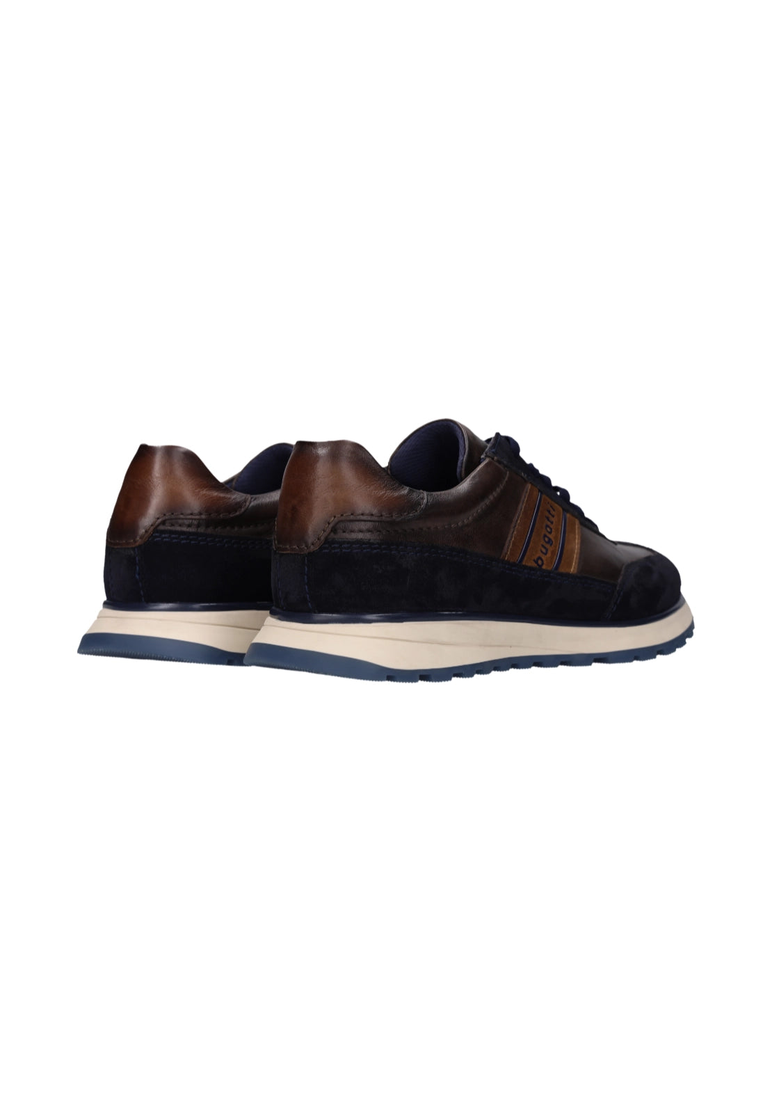 Timon Leather Sneaker - Dark Blue/grey