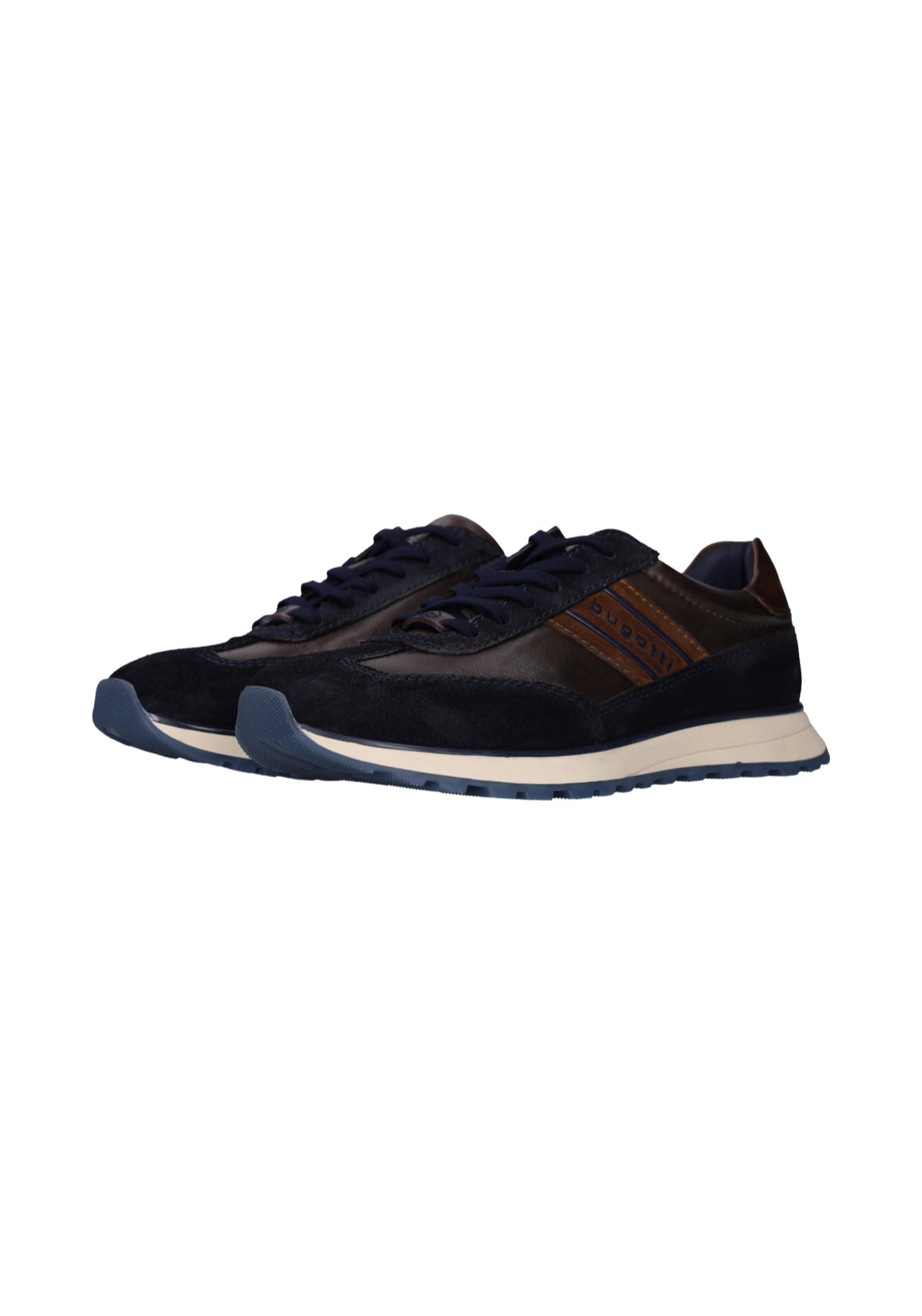 Timon Leather Sneaker - Dark Blue/grey