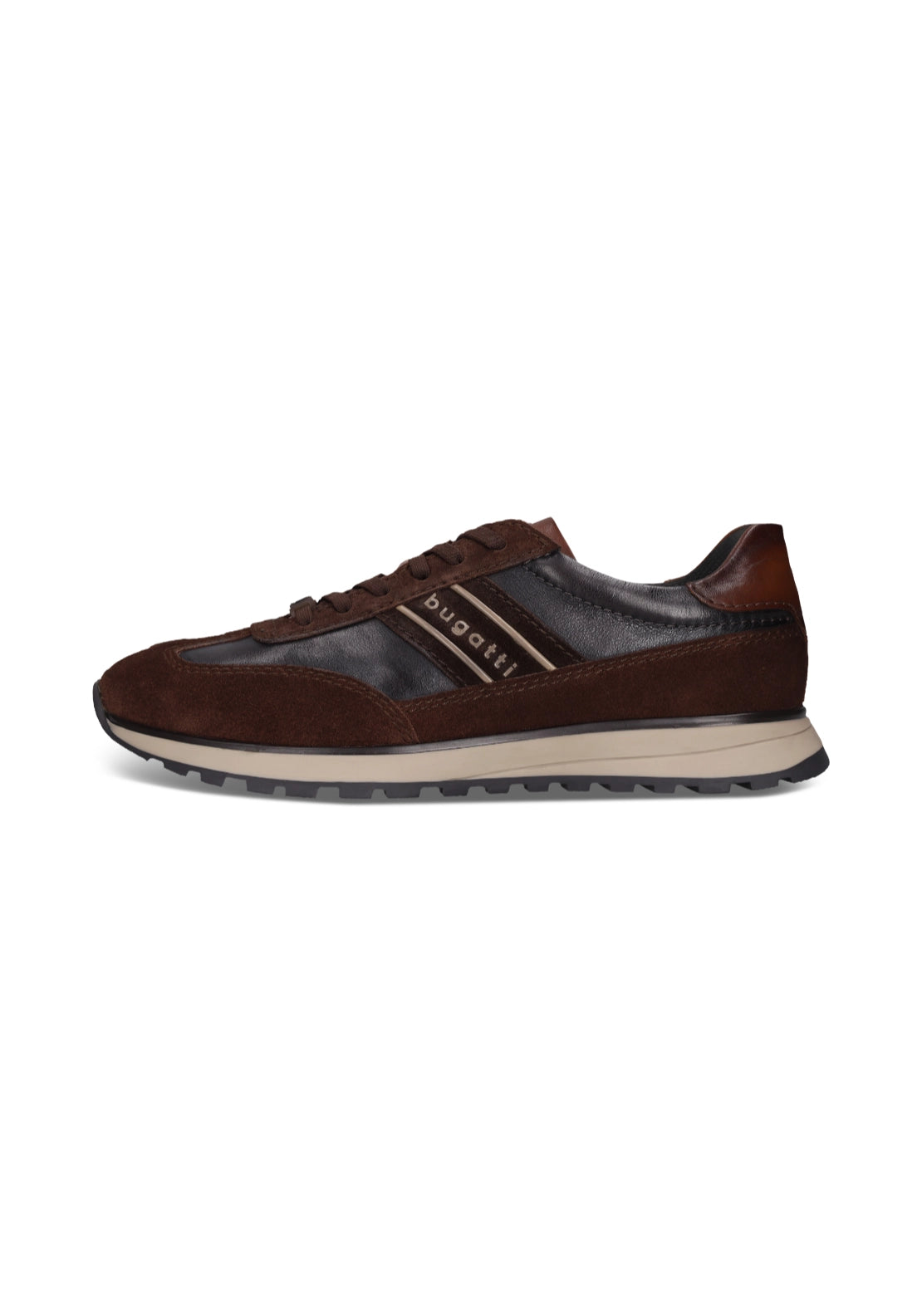 Timon Leather Sneaker - Dark Brown/dark Grey