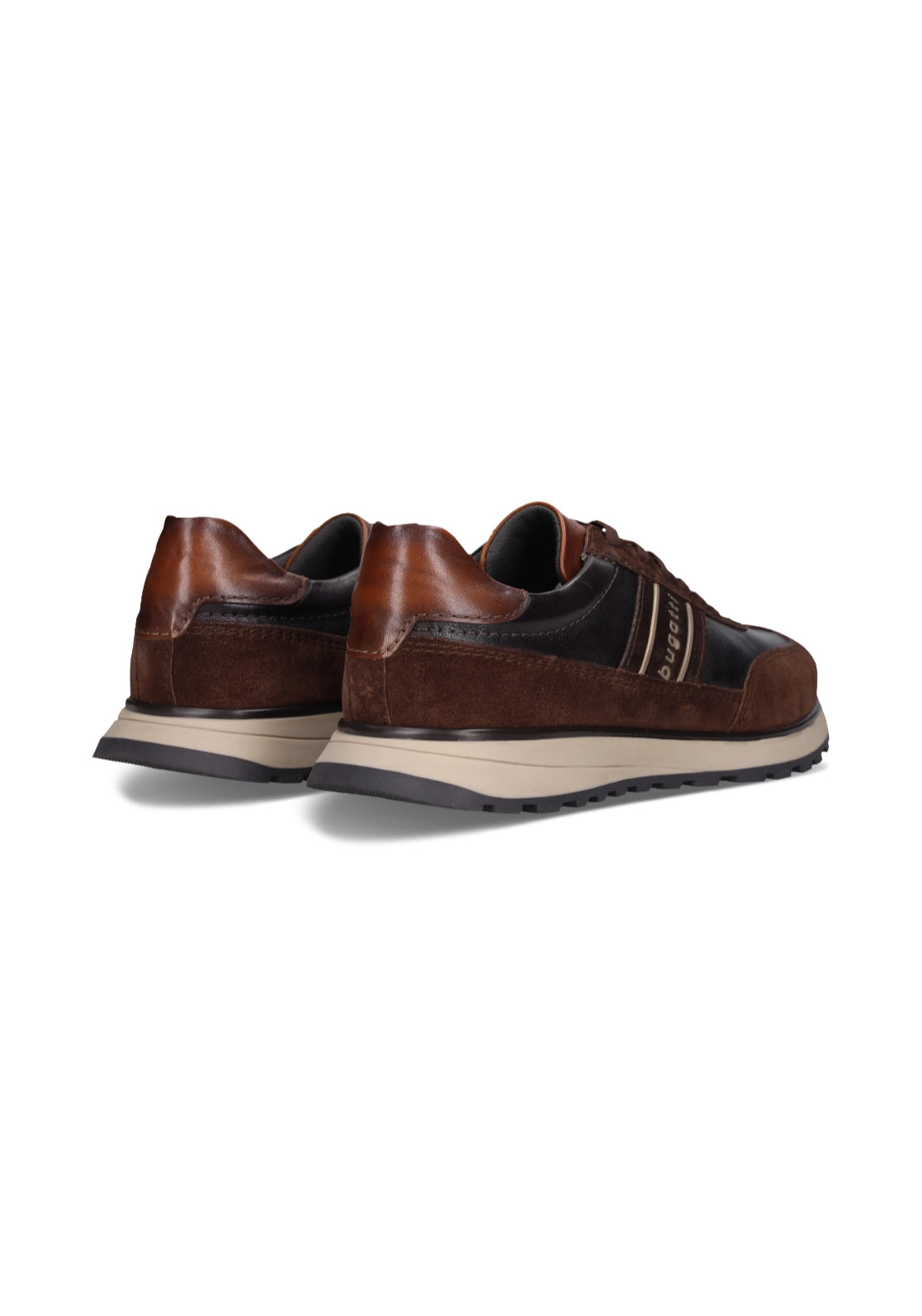 Timon Leather Sneaker - Dark Brown/dark Grey