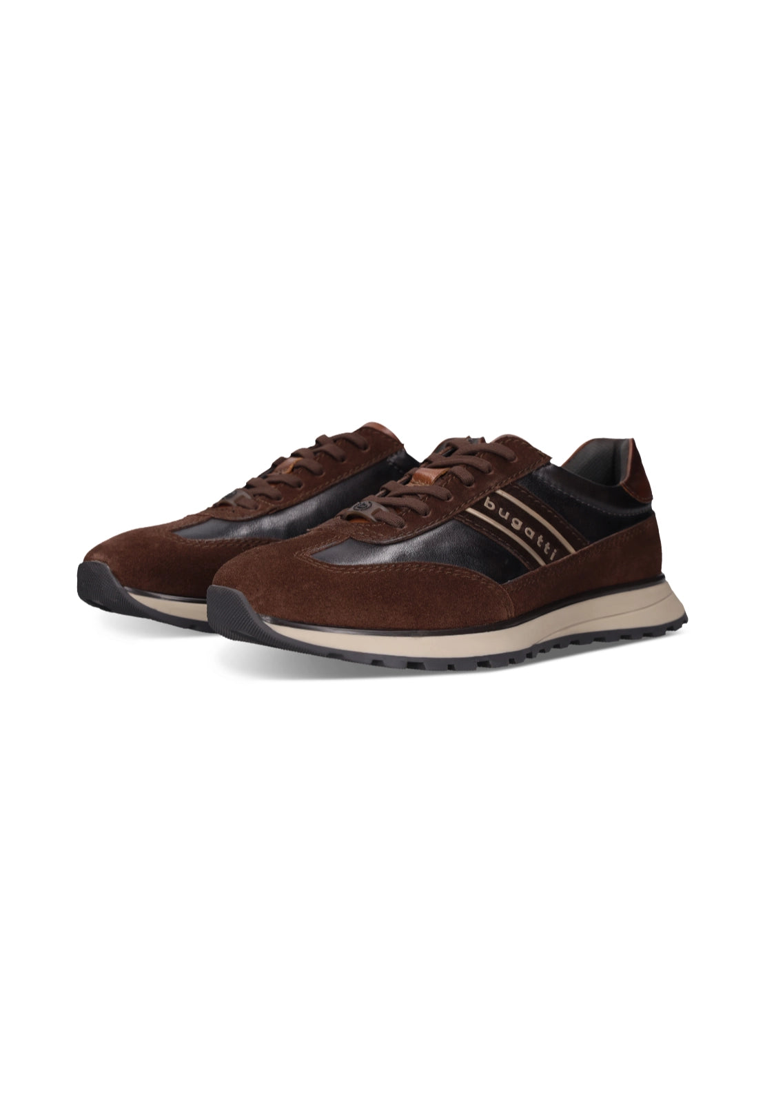 Timon Leather Sneaker - Dark Brown/dark Grey