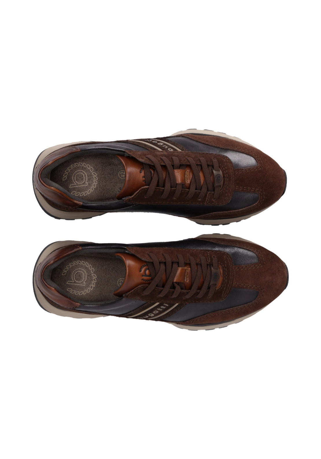 Timon Leather Sneaker - Dark Brown/dark Grey