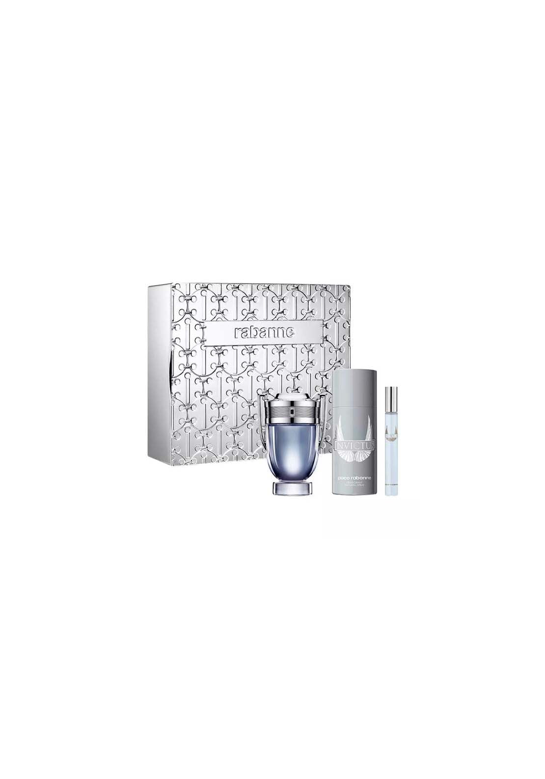 Paco Rabanne Invictus Eau de Toilette 100ml 3 Piece Set 1 Shaws Department Stores