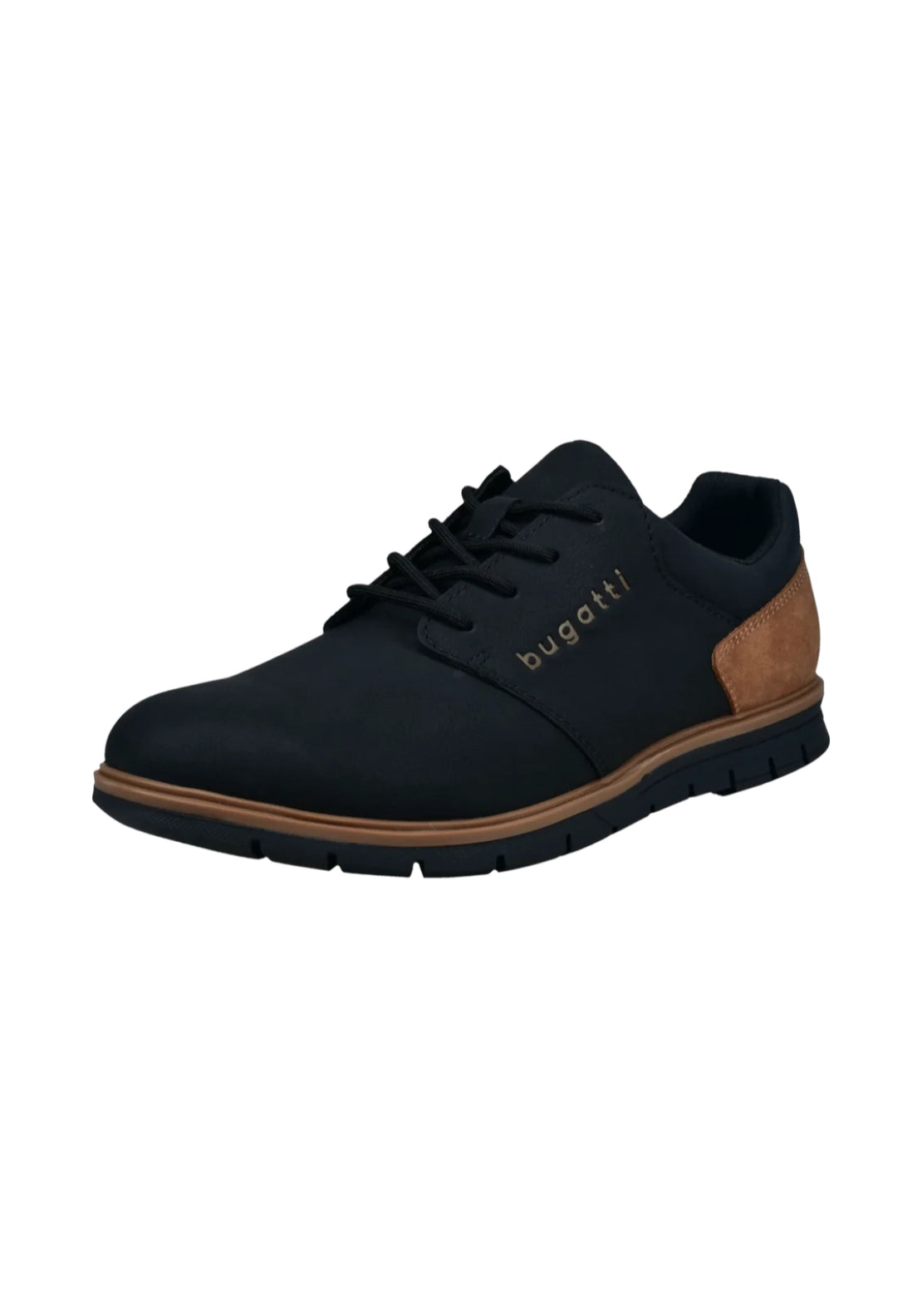 Sandman Lace Shoe - Black/cognac