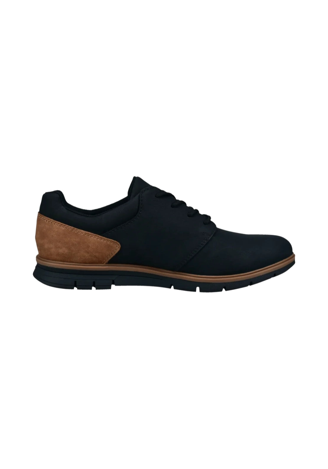 Sandman Lace Shoe - Black/cognac