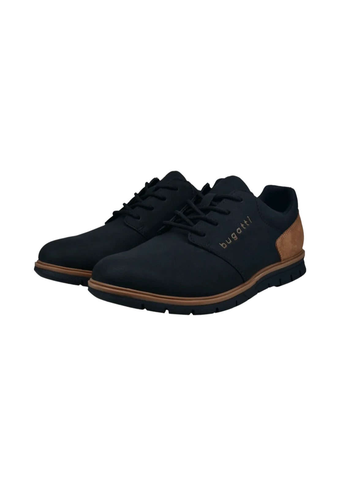 Sandman Lace Shoe - Black/cognac