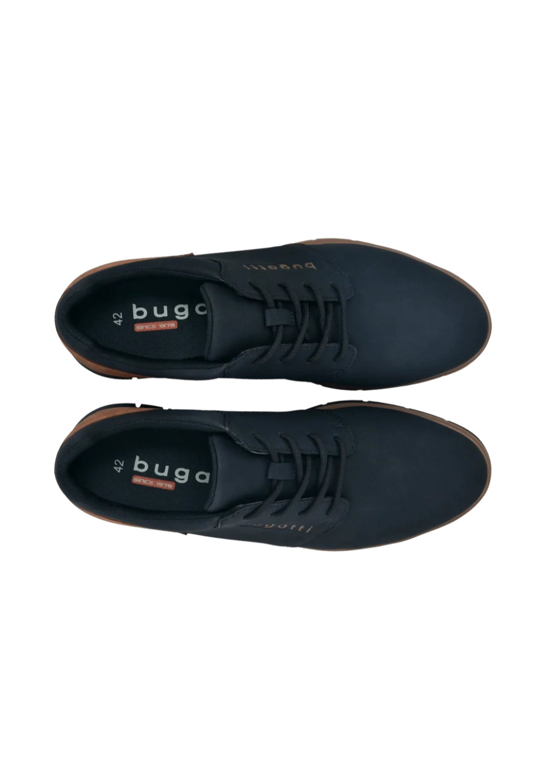 Sandman Lace Shoe - Black/cognac