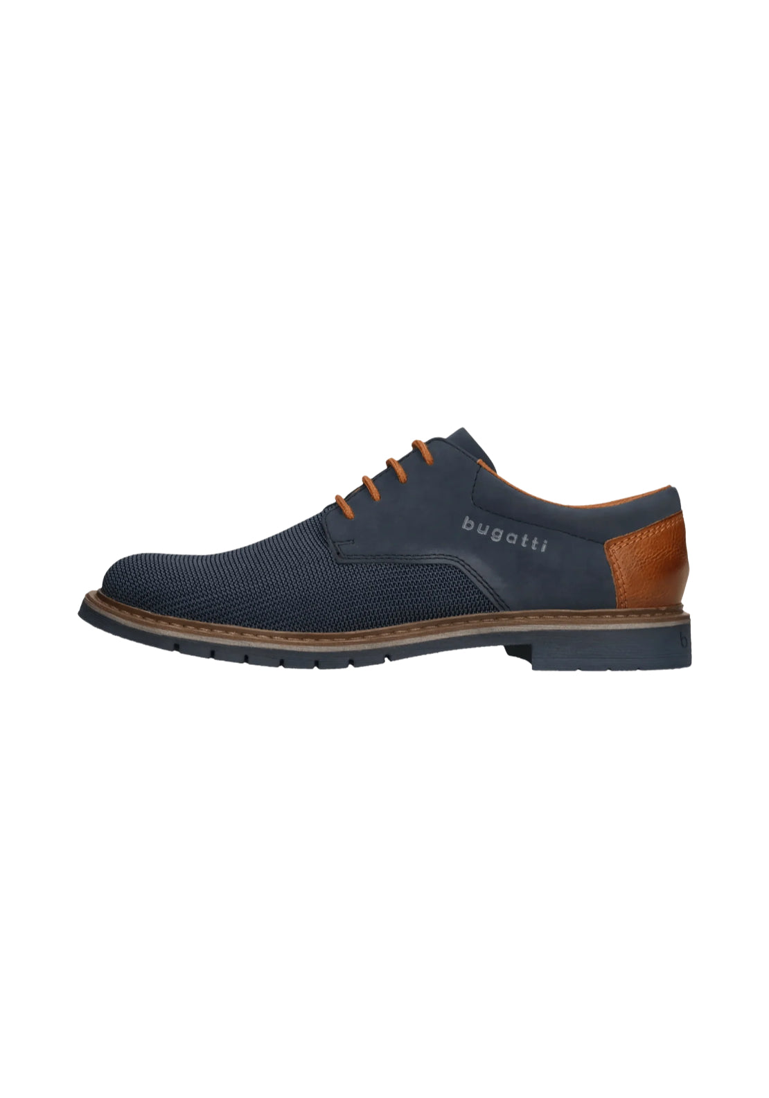Bugatti Lace Up Shoe - Dark Blue 1 Shaws Department Stores
