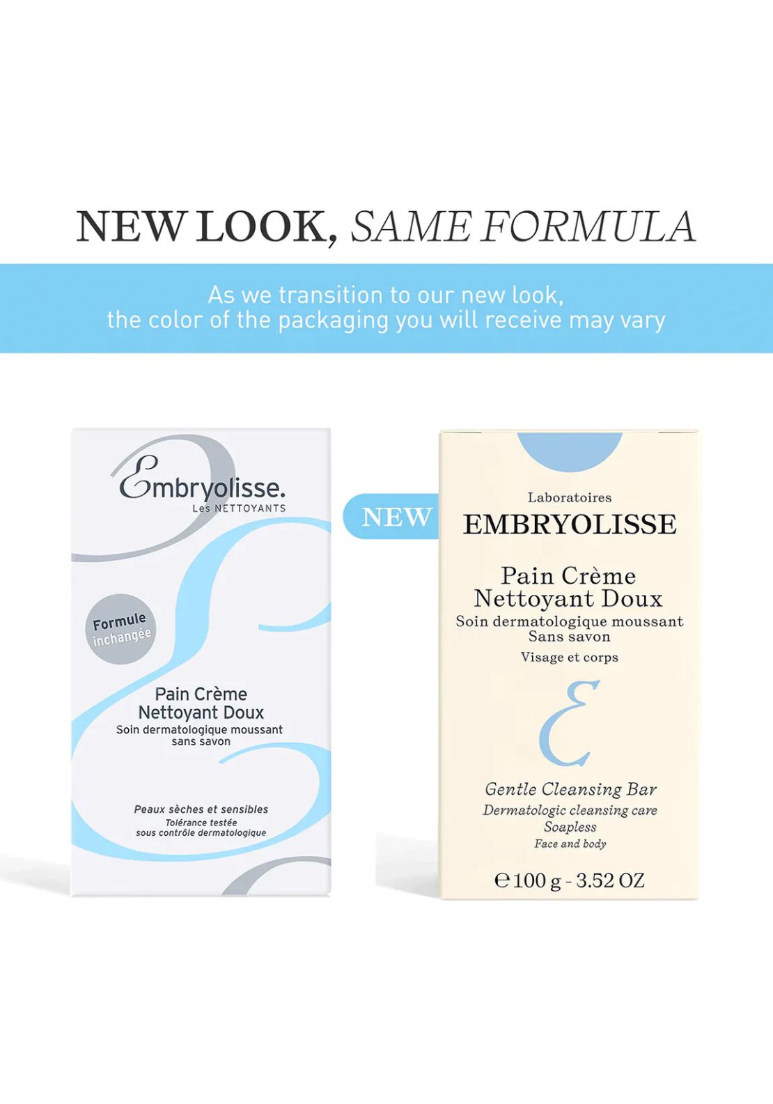 Embryolisse Gentle Cleansing Bar 3 Shaws Department Stores