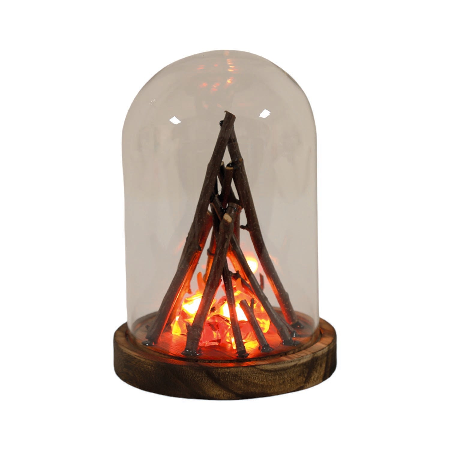 The Home Collection Flame Effect Led Dome 20Cm 1 Shaws Department Stores