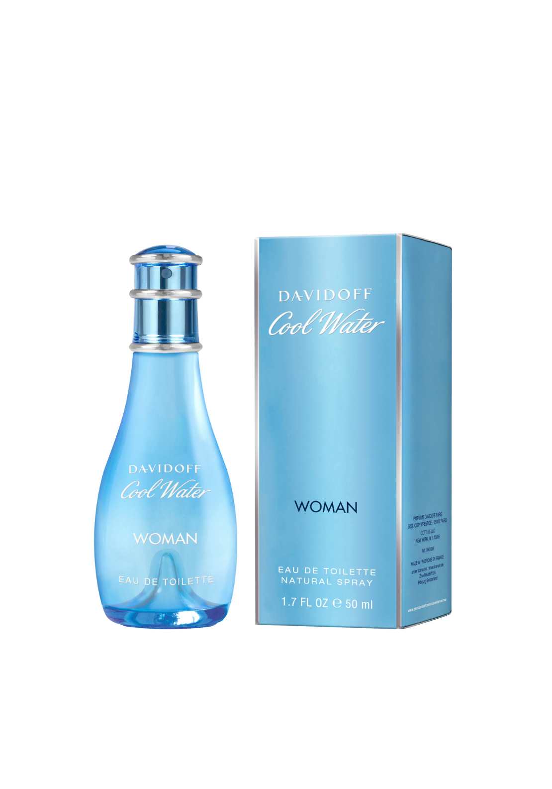 Davidoff Cool Water Woman Eau De Toilette Spray - 50ml 1 Shaws Department Stores