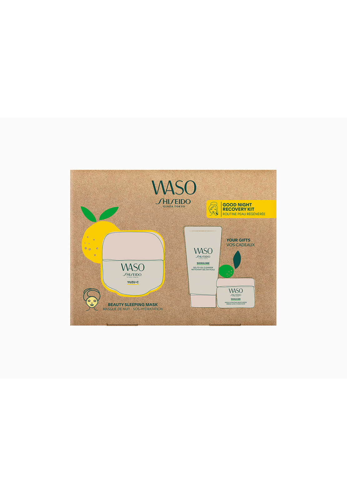 Shiseido Waso Good Night Recovery Kit 2 Shaws Department Stores