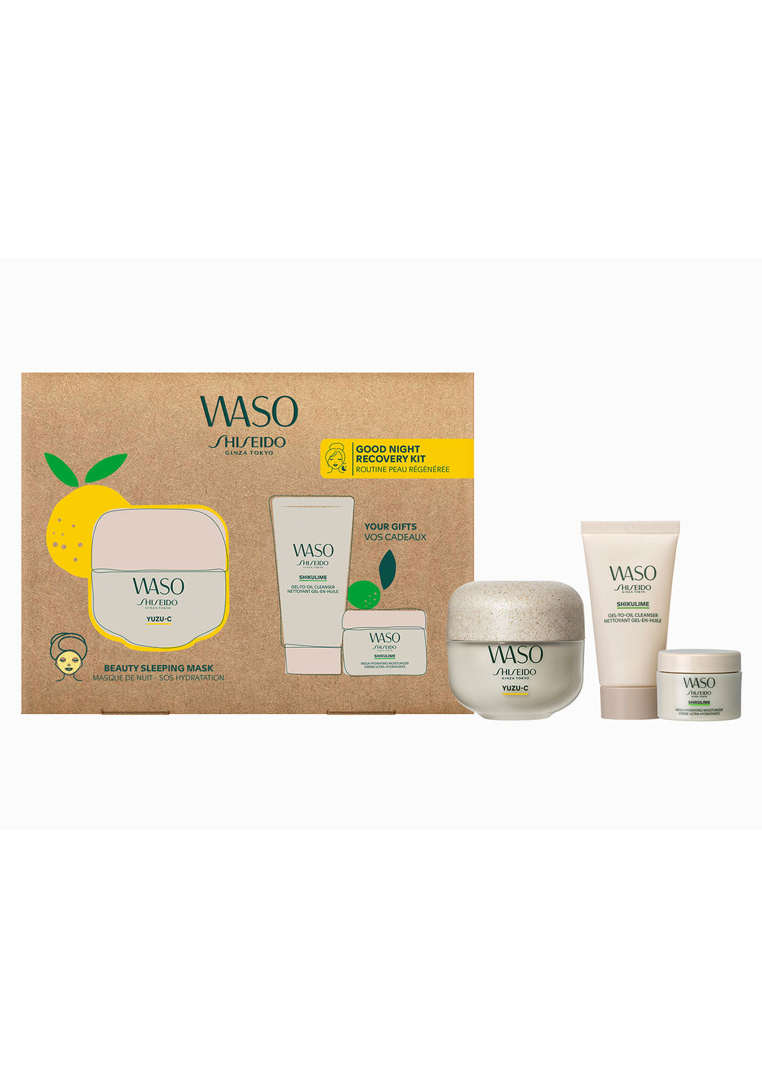 Shiseido Waso Good Night Recovery Kit 1 Shaws Department Stores