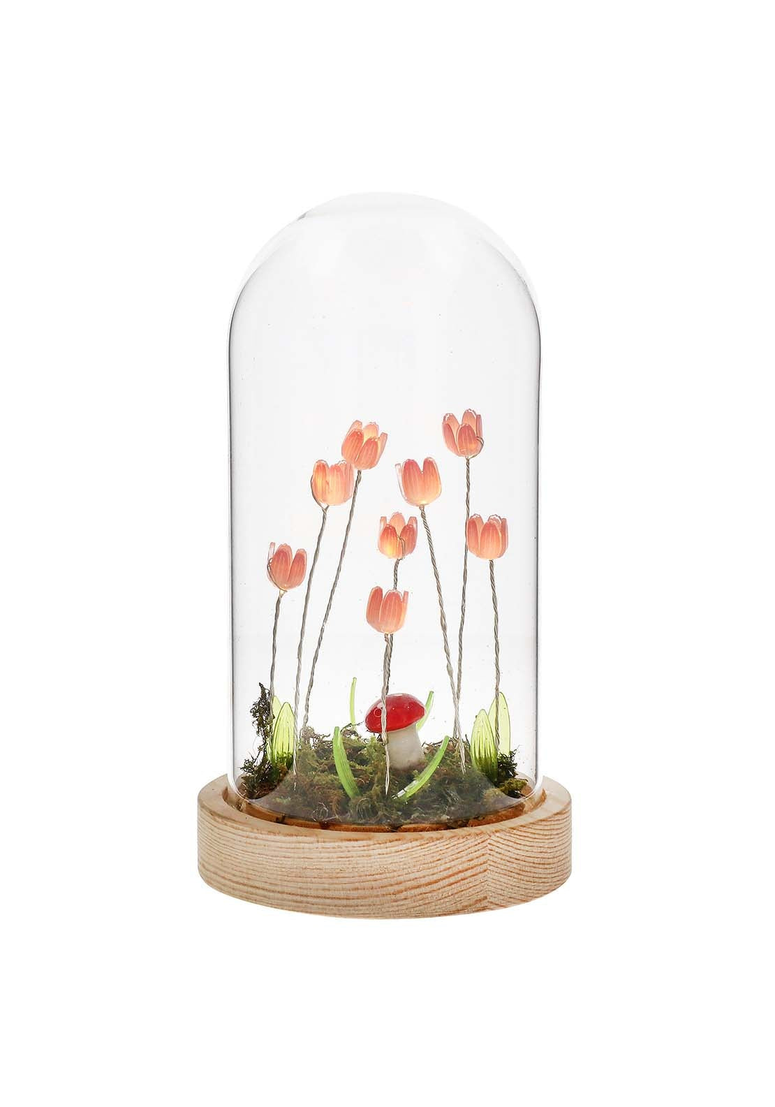 The Home Collection Flower Dell Led Dome Pink 1 Shaws Department Stores