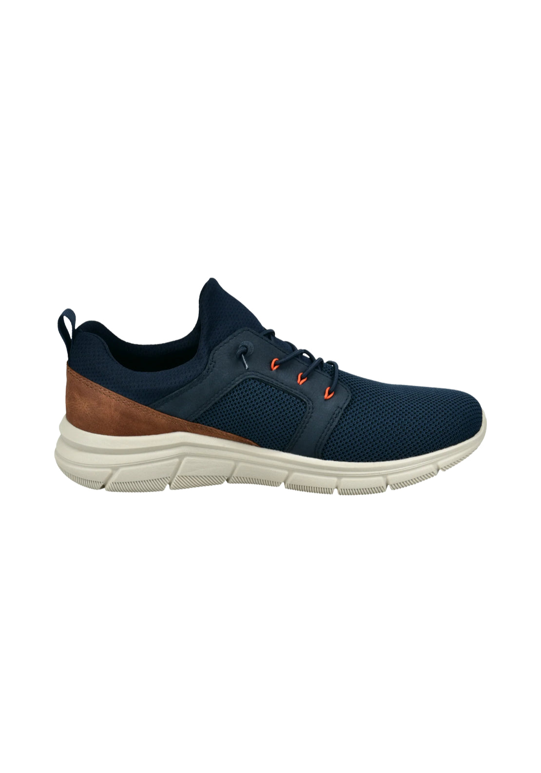Bugatti Slip On Trainer - Dark Blue 2 Shaws Department Stores