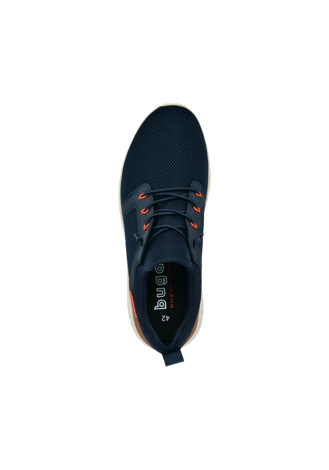Bugatti Slip On Trainer - Dark Blue 6 Shaws Department Stores