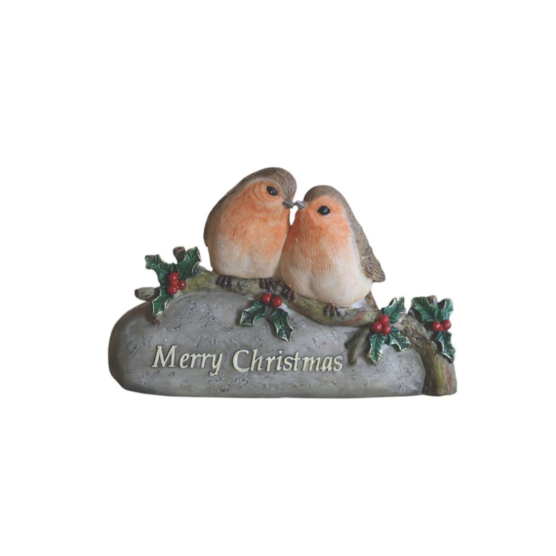 Merry Christmas Robins Decoration