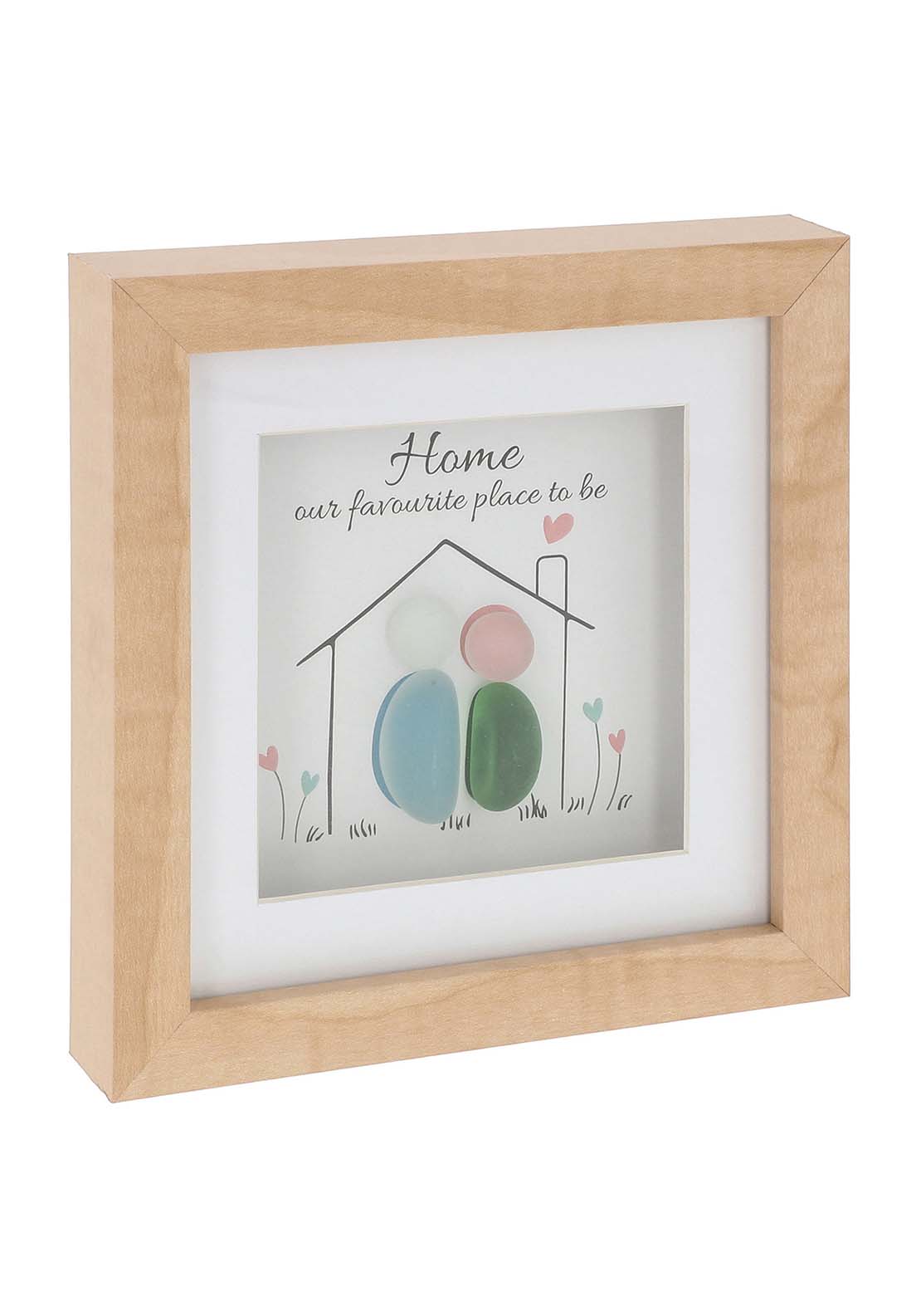The Home Collection Pebble Glass Square Plaque Home 1 Shaws Department Stores
