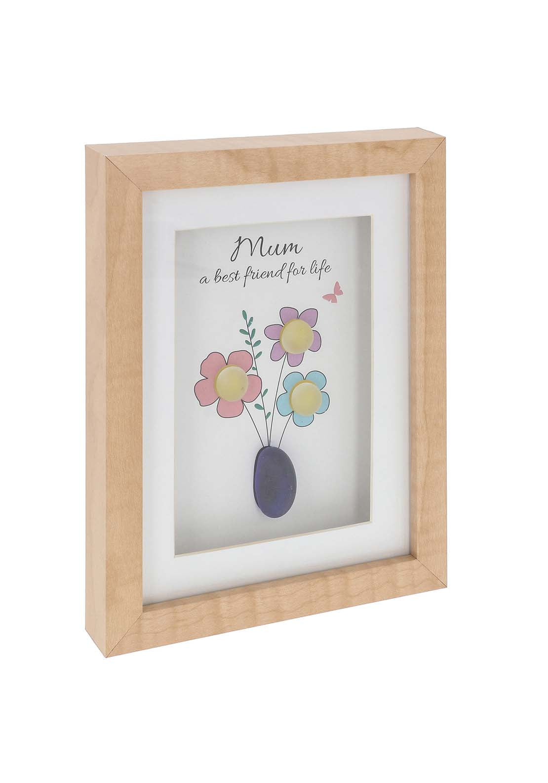 The Home Collection Pebble Glass Theme Of Plaque Mum 1 Shaws Department Stores