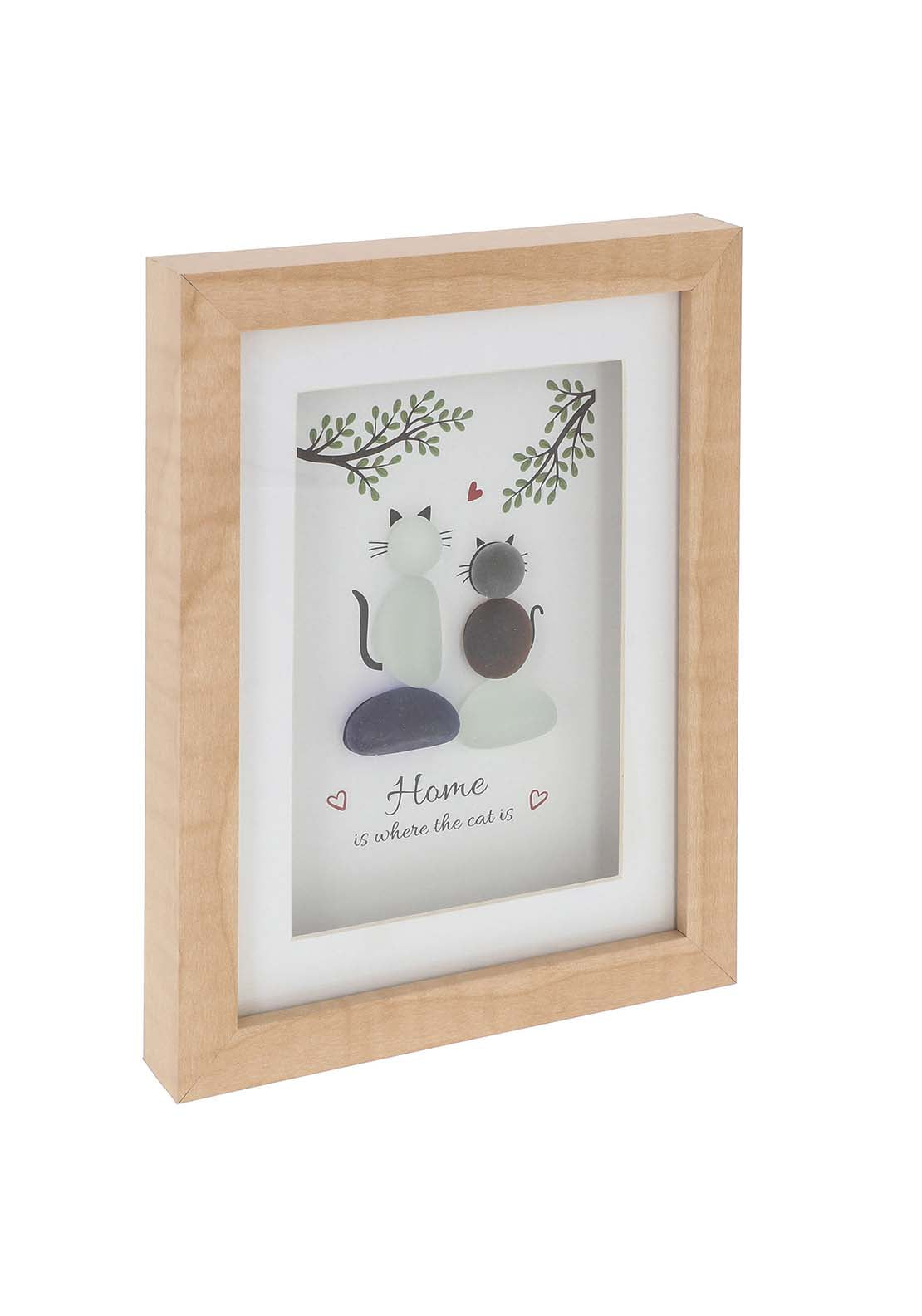 The Home Collection Pebble Glass Theme Of Plaque Cats 1 Shaws Department Stores