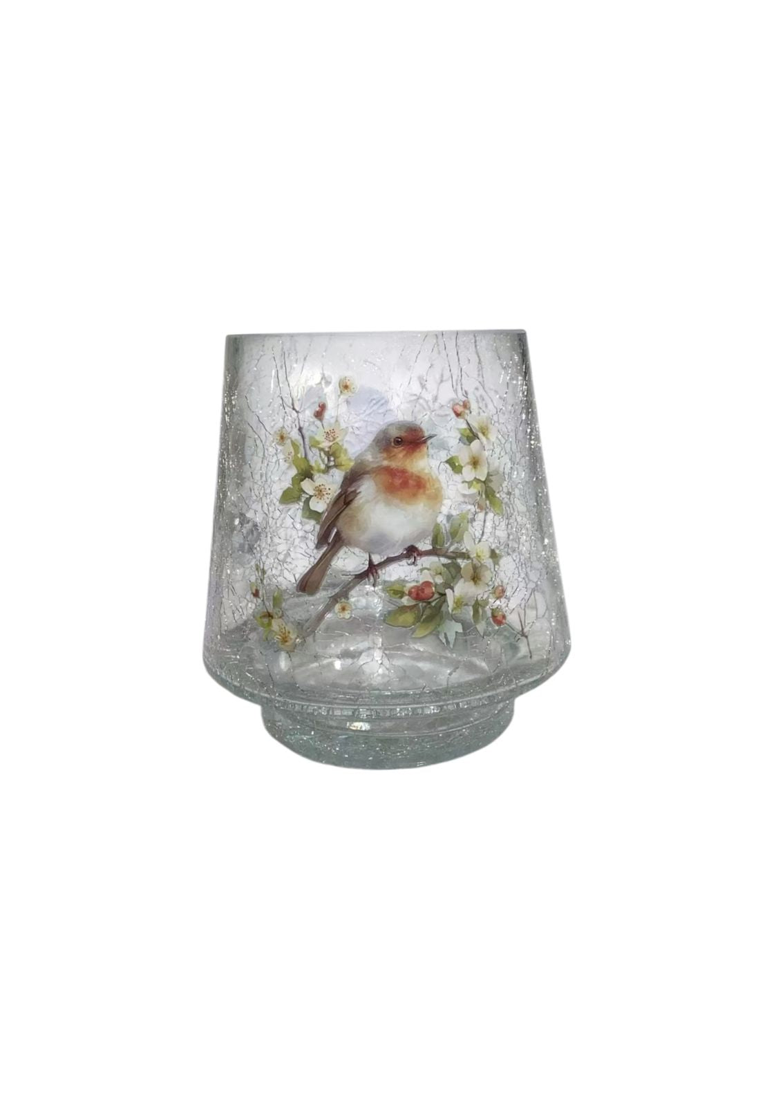 Robin Deco Candle Holder - Multi
