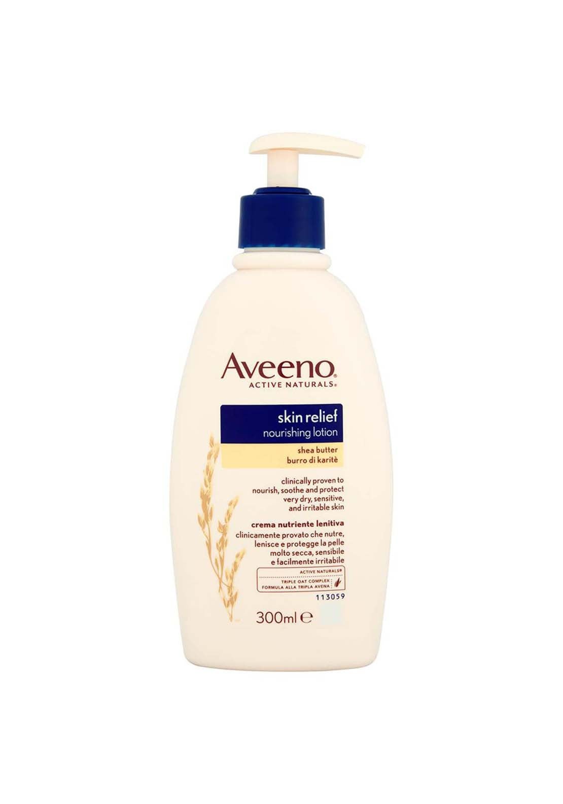 Aveeno Skin Relief Shea Butter 300ml 1 Shaws Department Stores